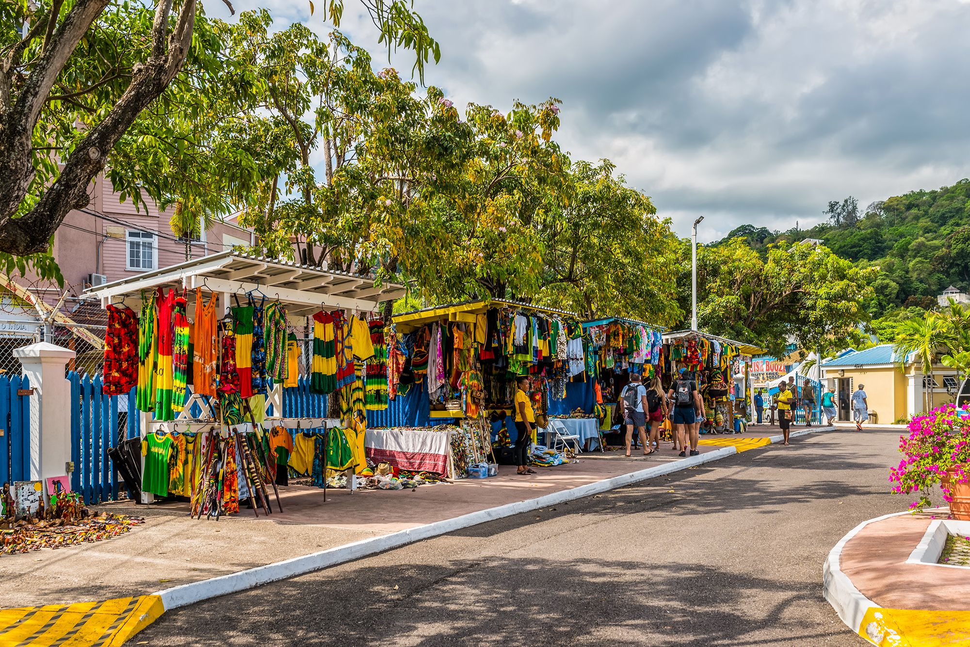 Jamaica Shopping Ocho Rios Street Vendor Market