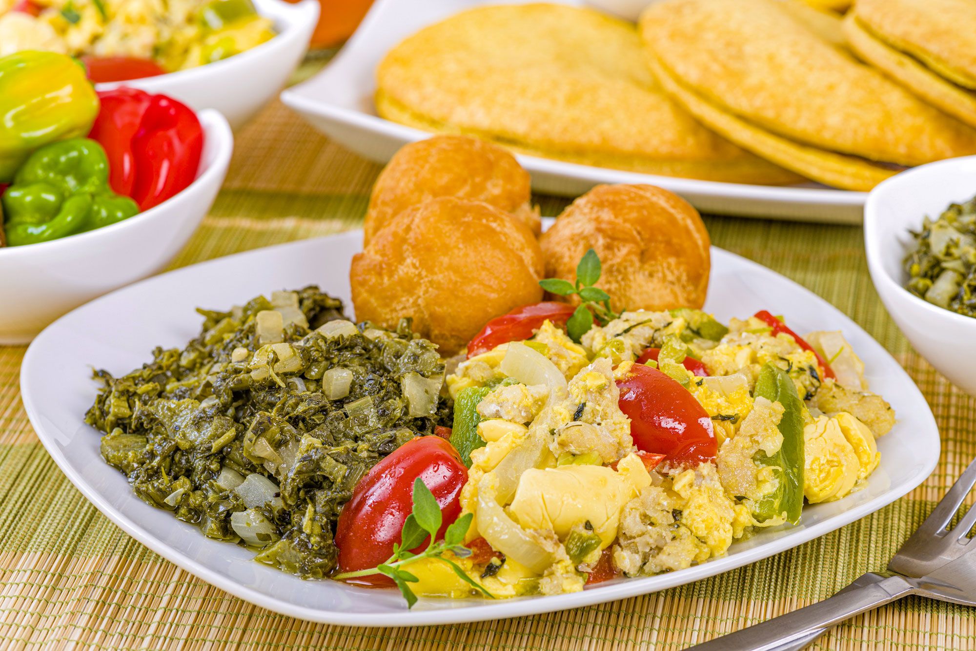 Ackee and saltfish Jamaica