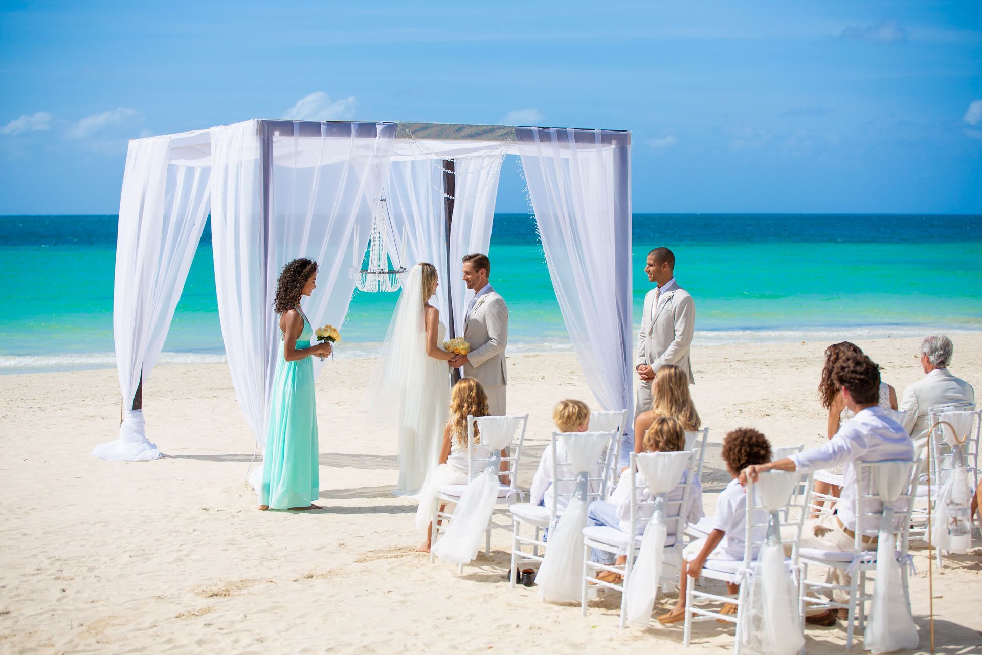 Beach Wedding Dresses For Guests White