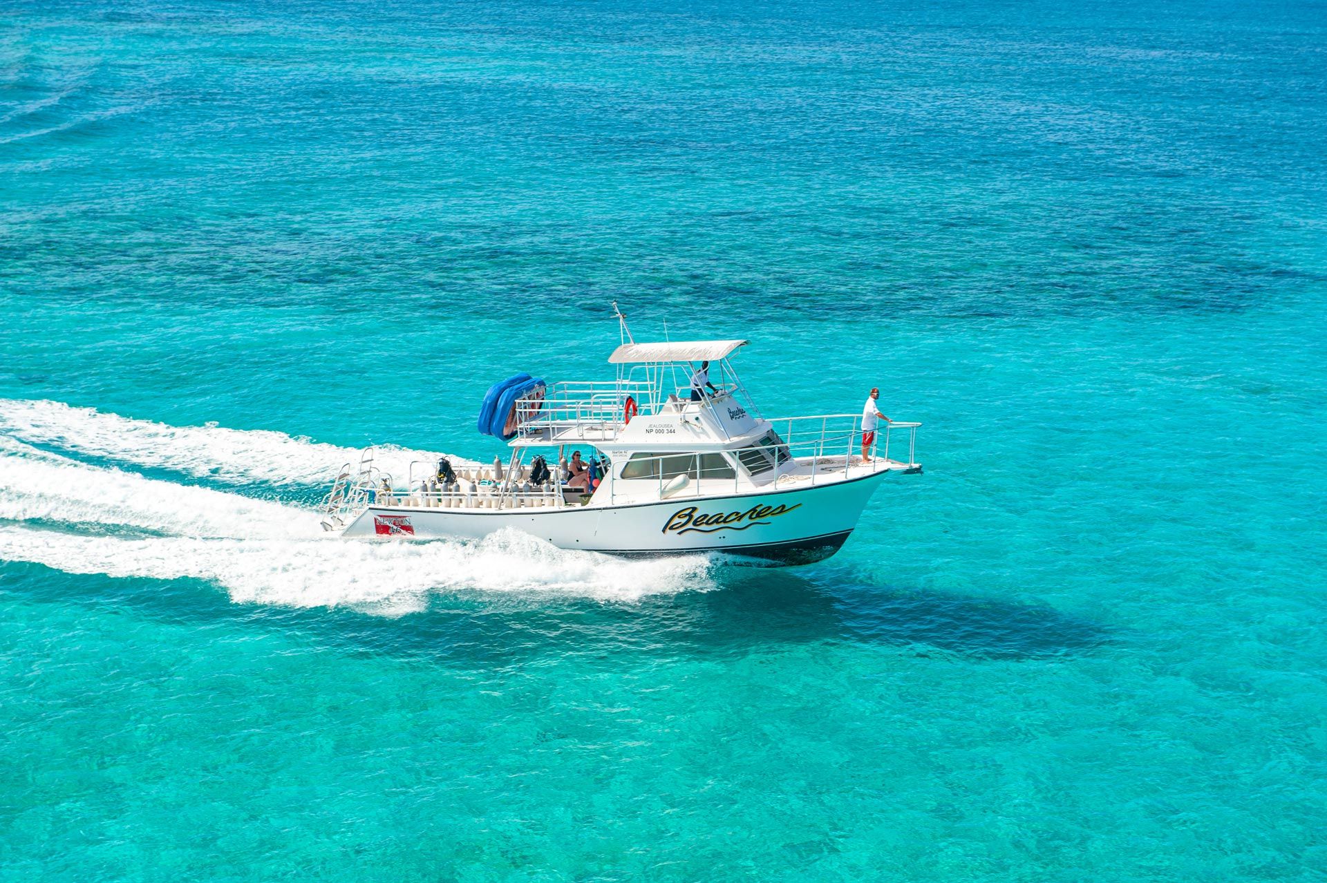 Beaches Turks and Caicos Diving Boat