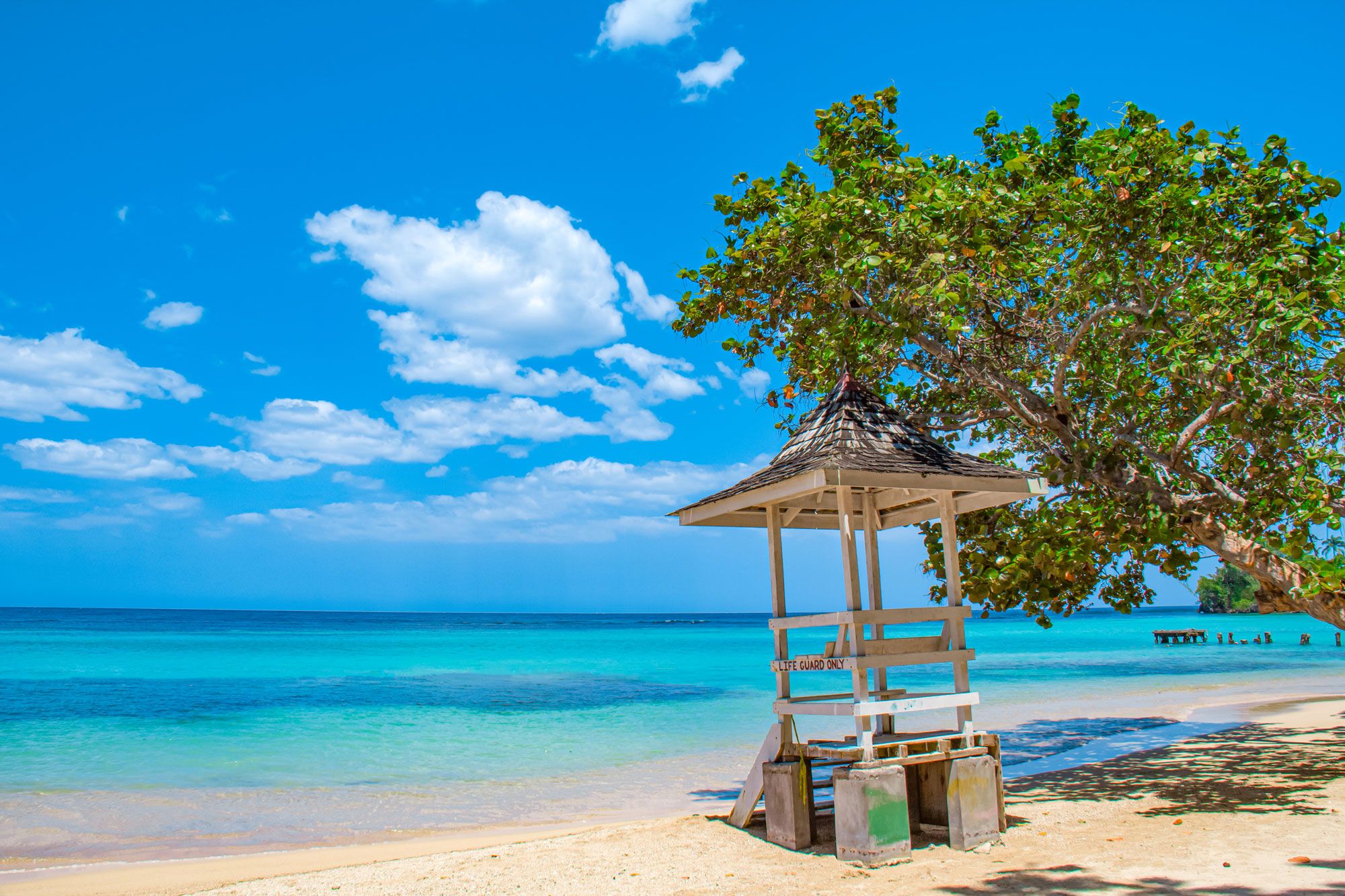 Dunns River Falls beach Jamaica