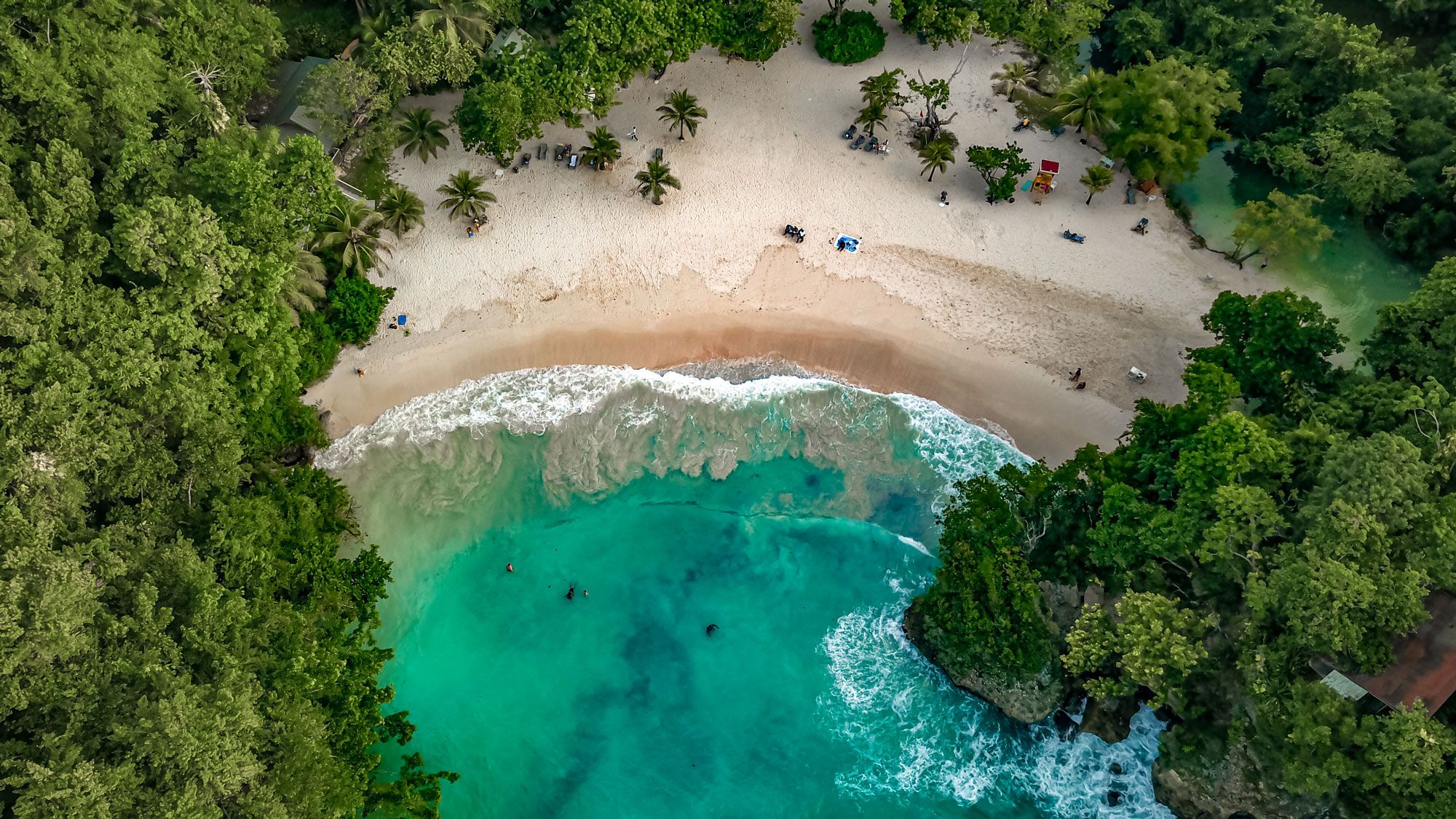 Frenchmans Cove Beach Jamaica