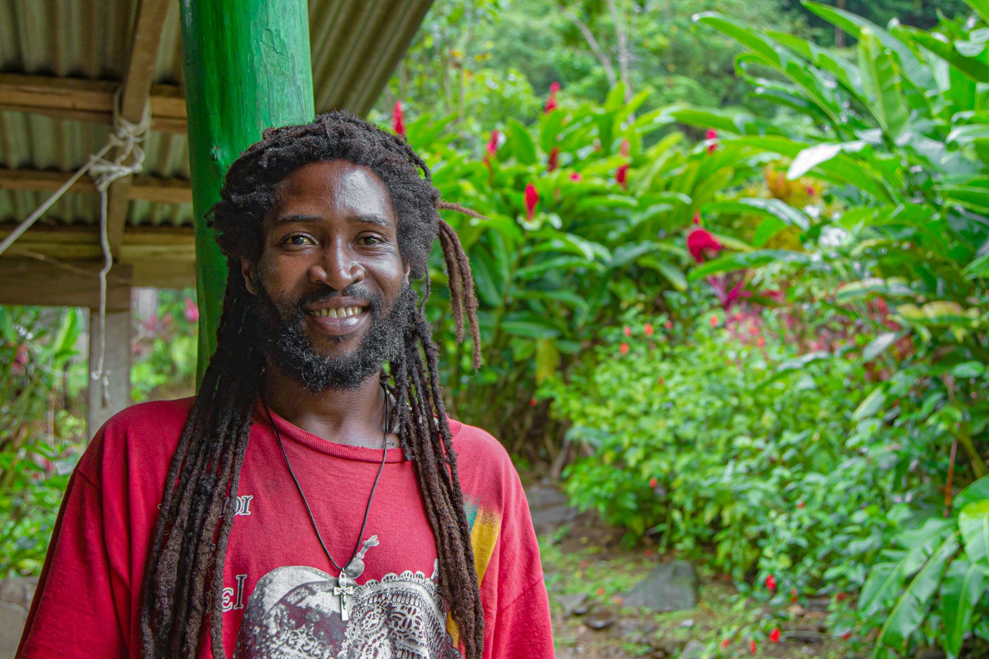 Jamaican Man Rastafarian Lifestyle