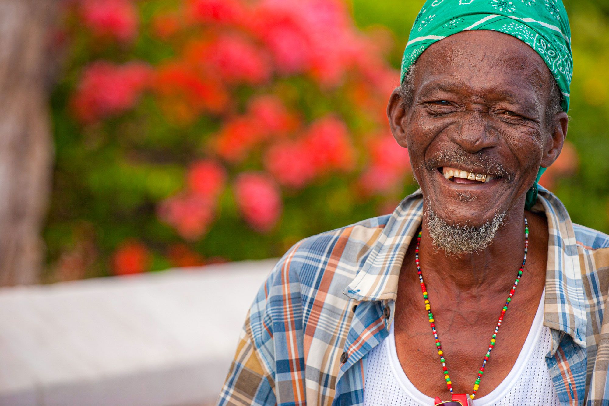 Hombre mayor jamaicano