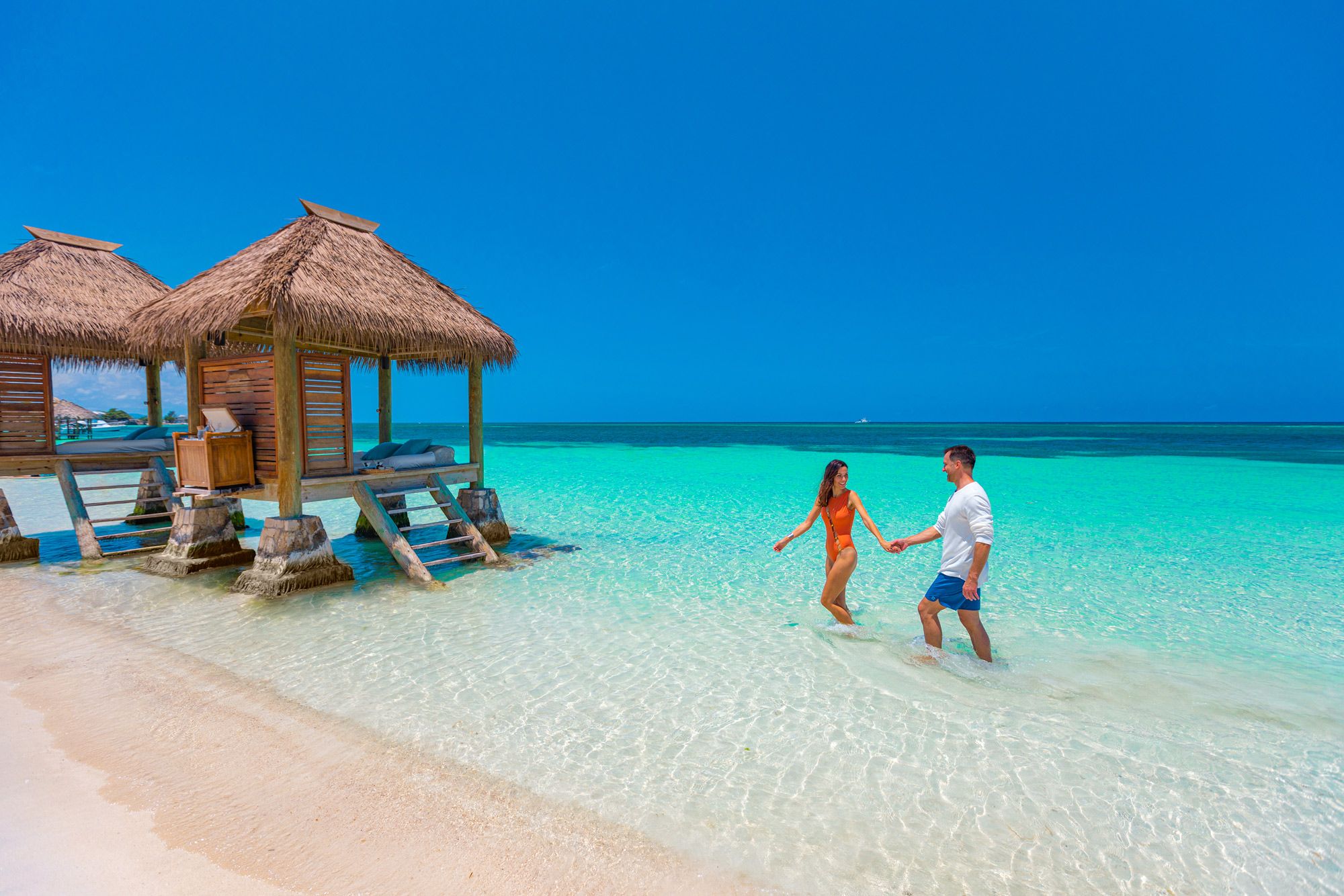 Sandals Montego Bay Beach Cabanas