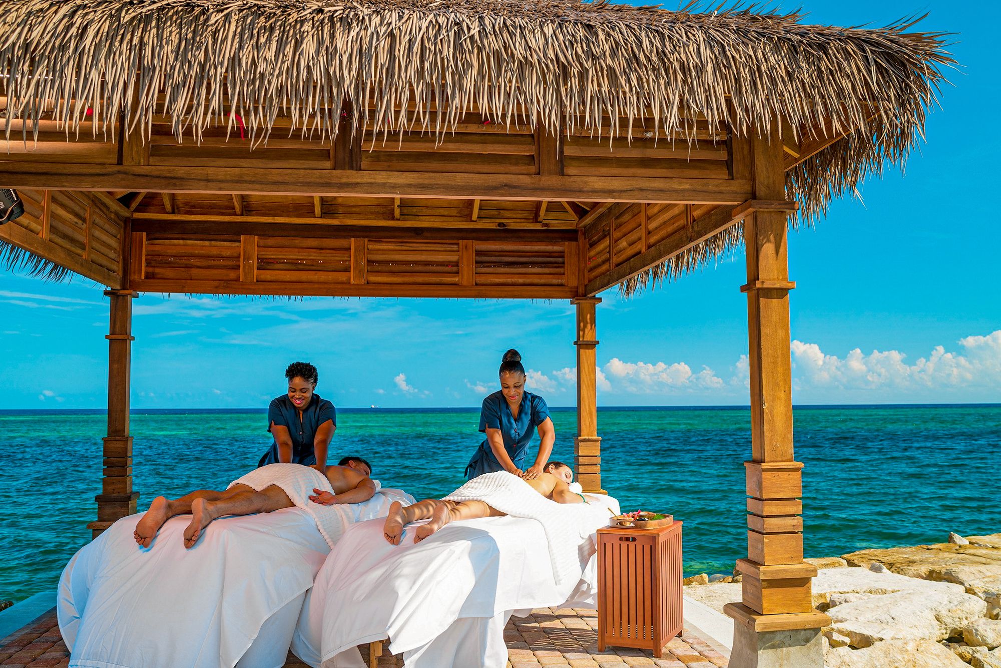 Sandals Montego Bay Cabanas Massage Jamaica