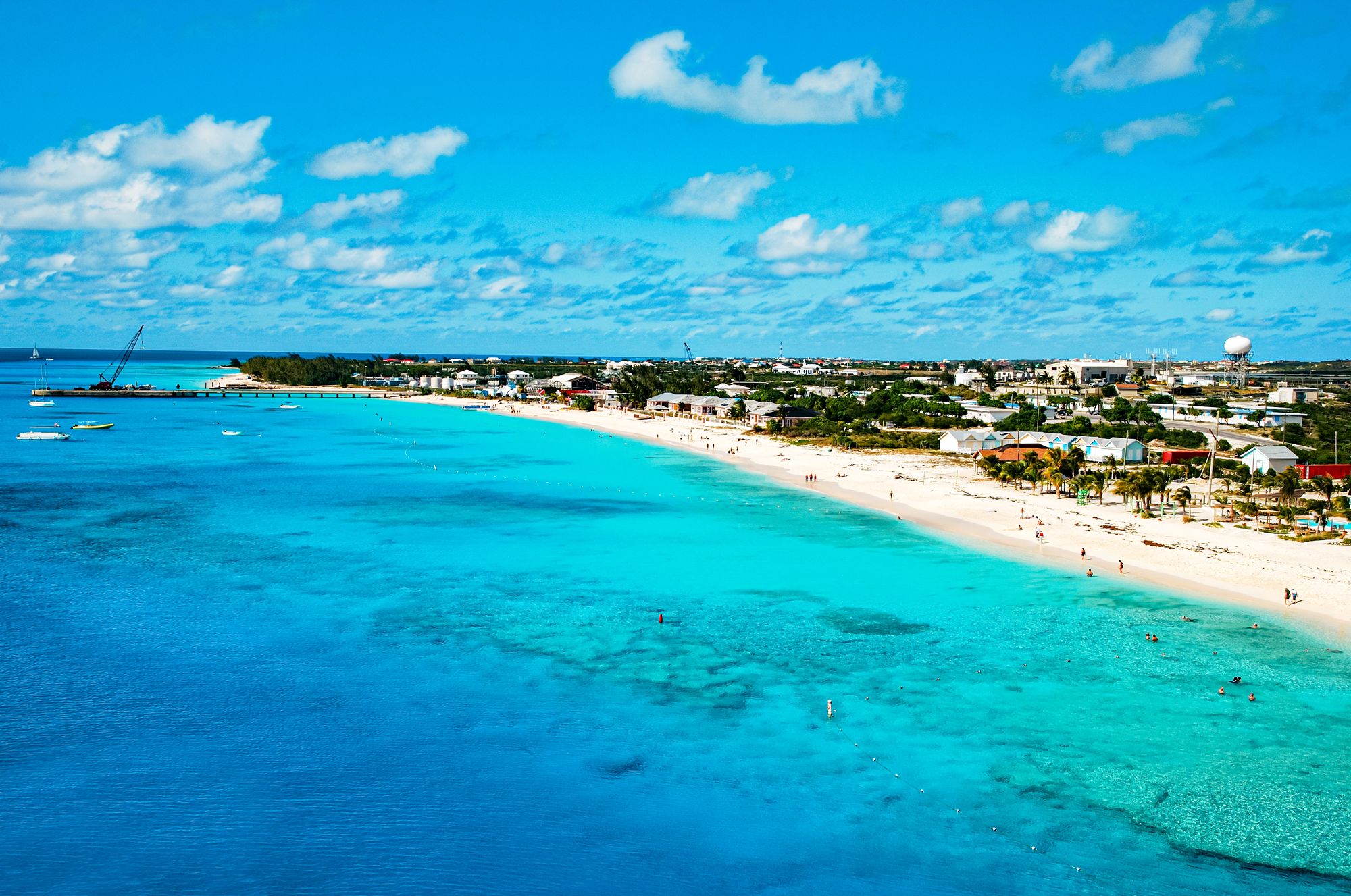 Cockburn town beach Turks Caicos