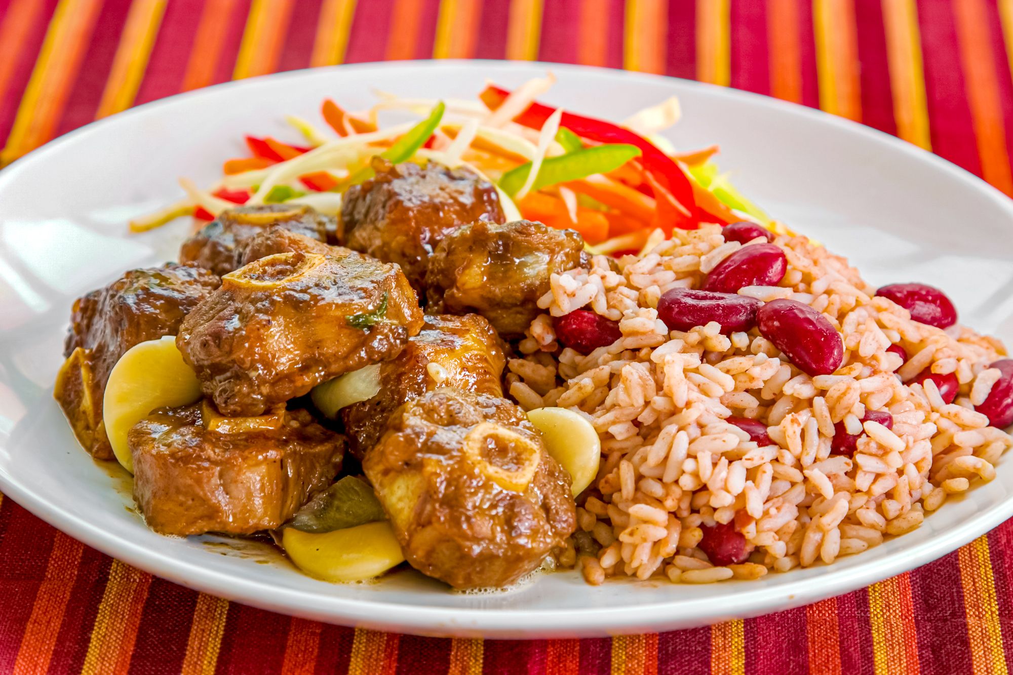 Jamaican Oxtail Rice Peas