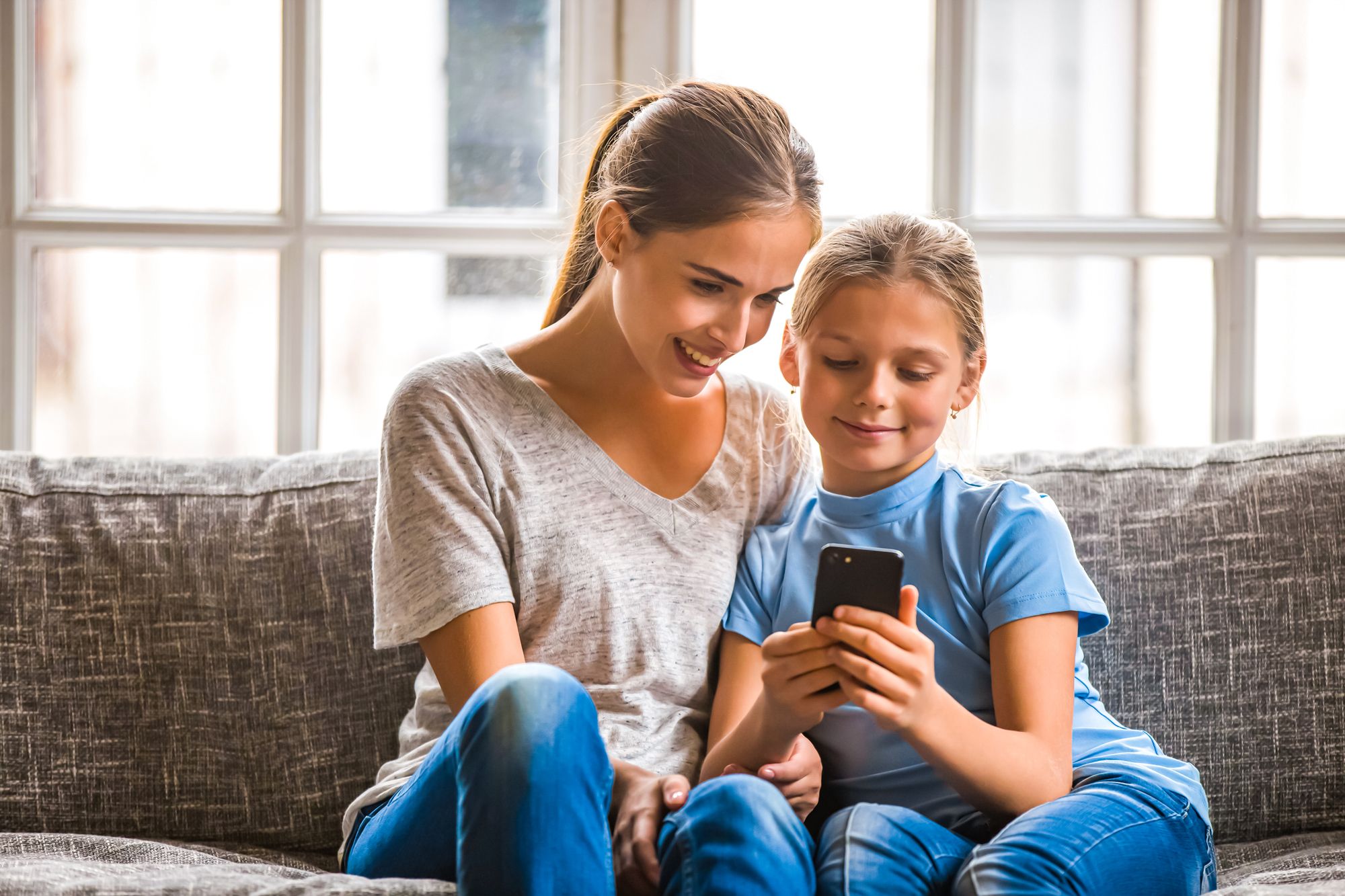 Mother Daughter Phone Screen Time