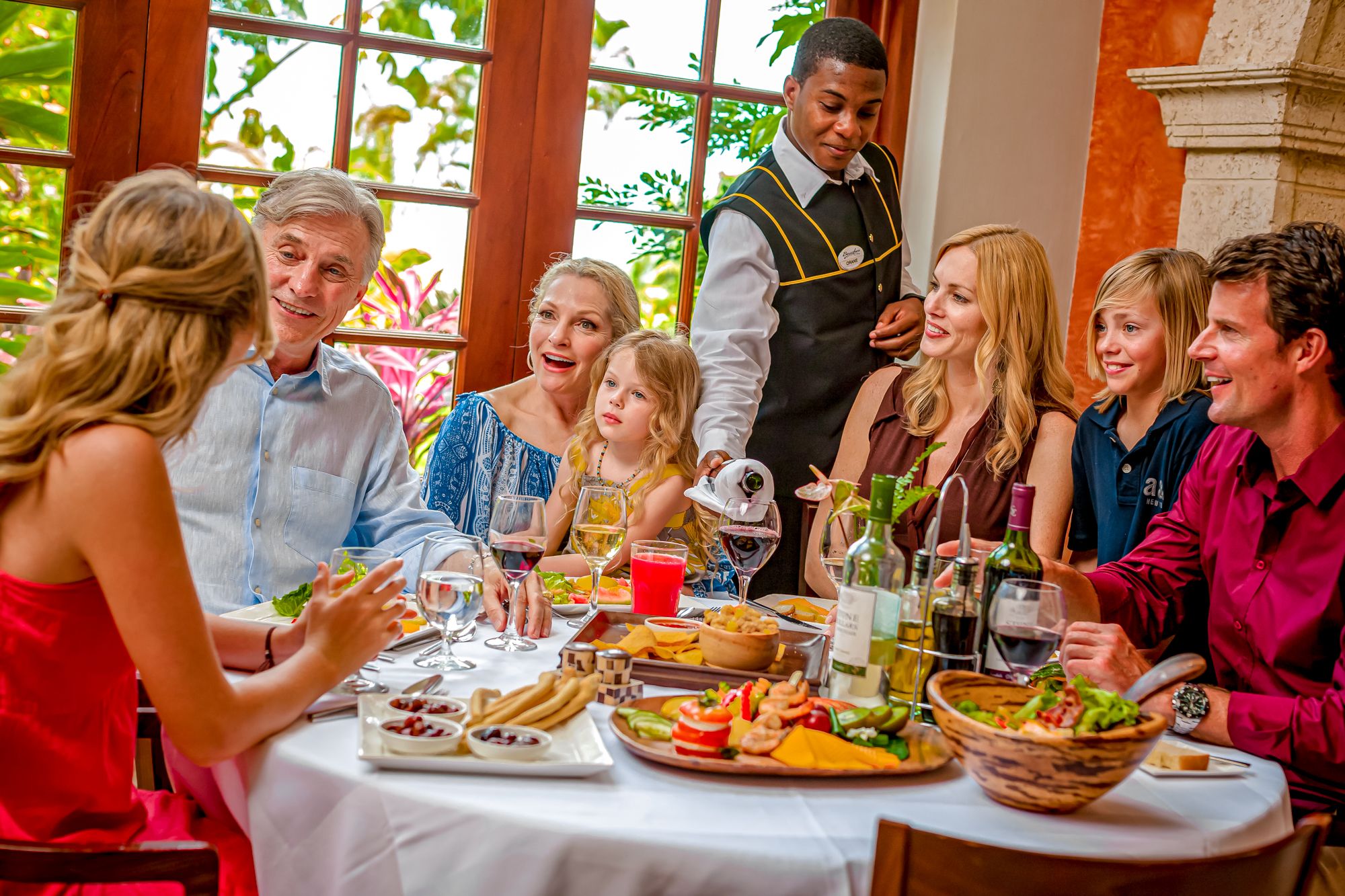 Beaches Ocho Rios Venetian Restaurant Family