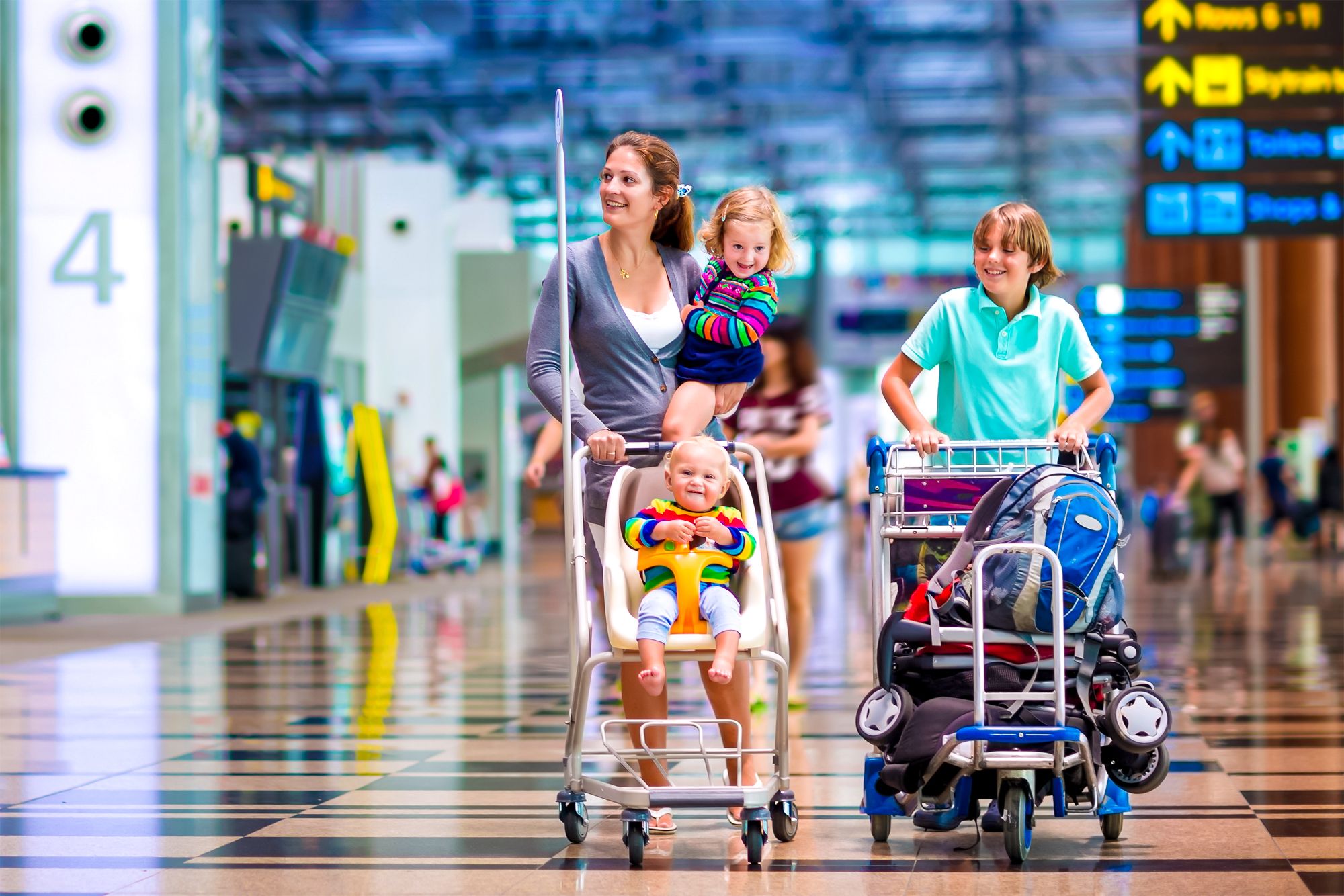 Kids Mom Airport Stroller