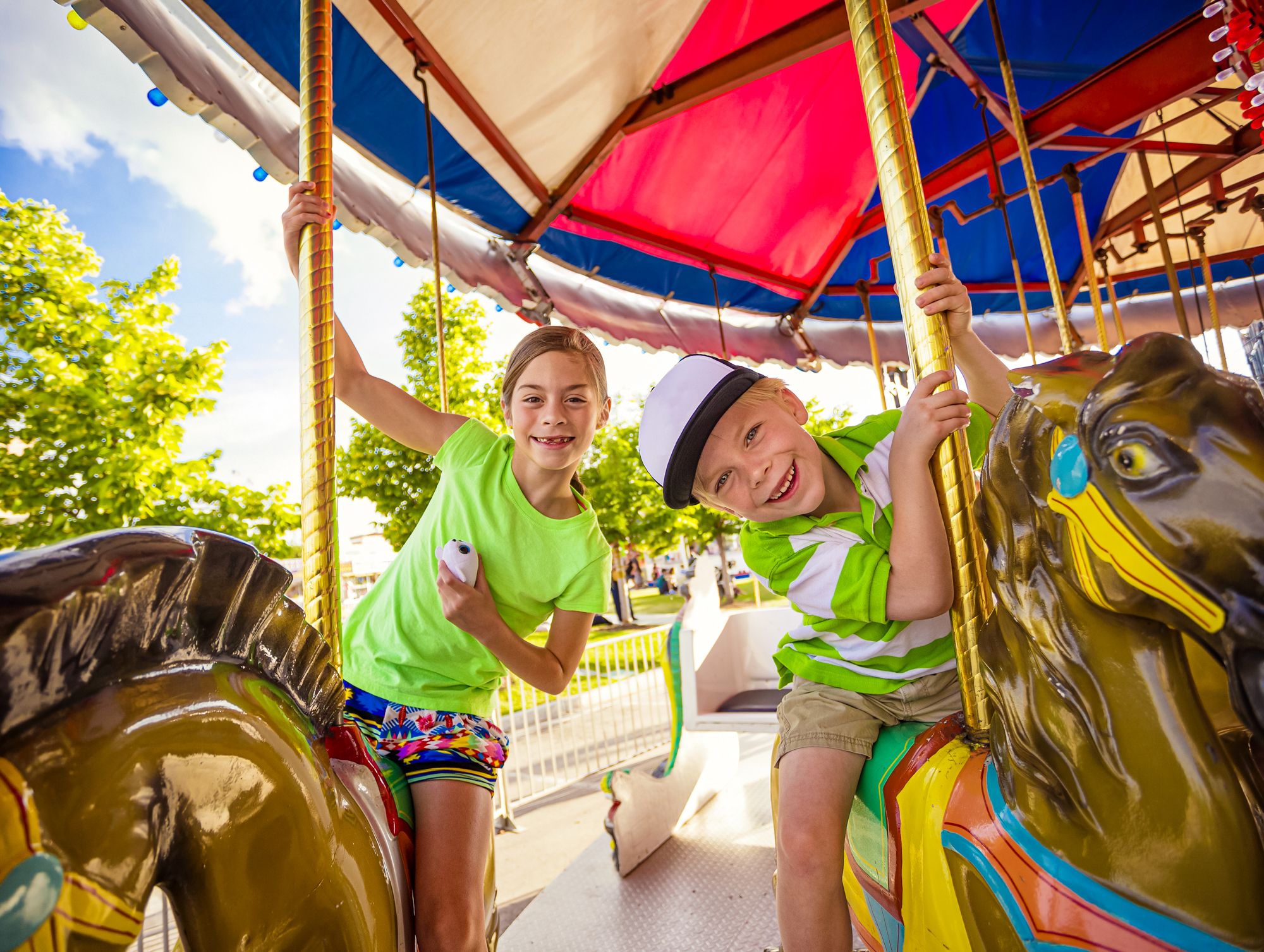 Kids Theme Park Carousel