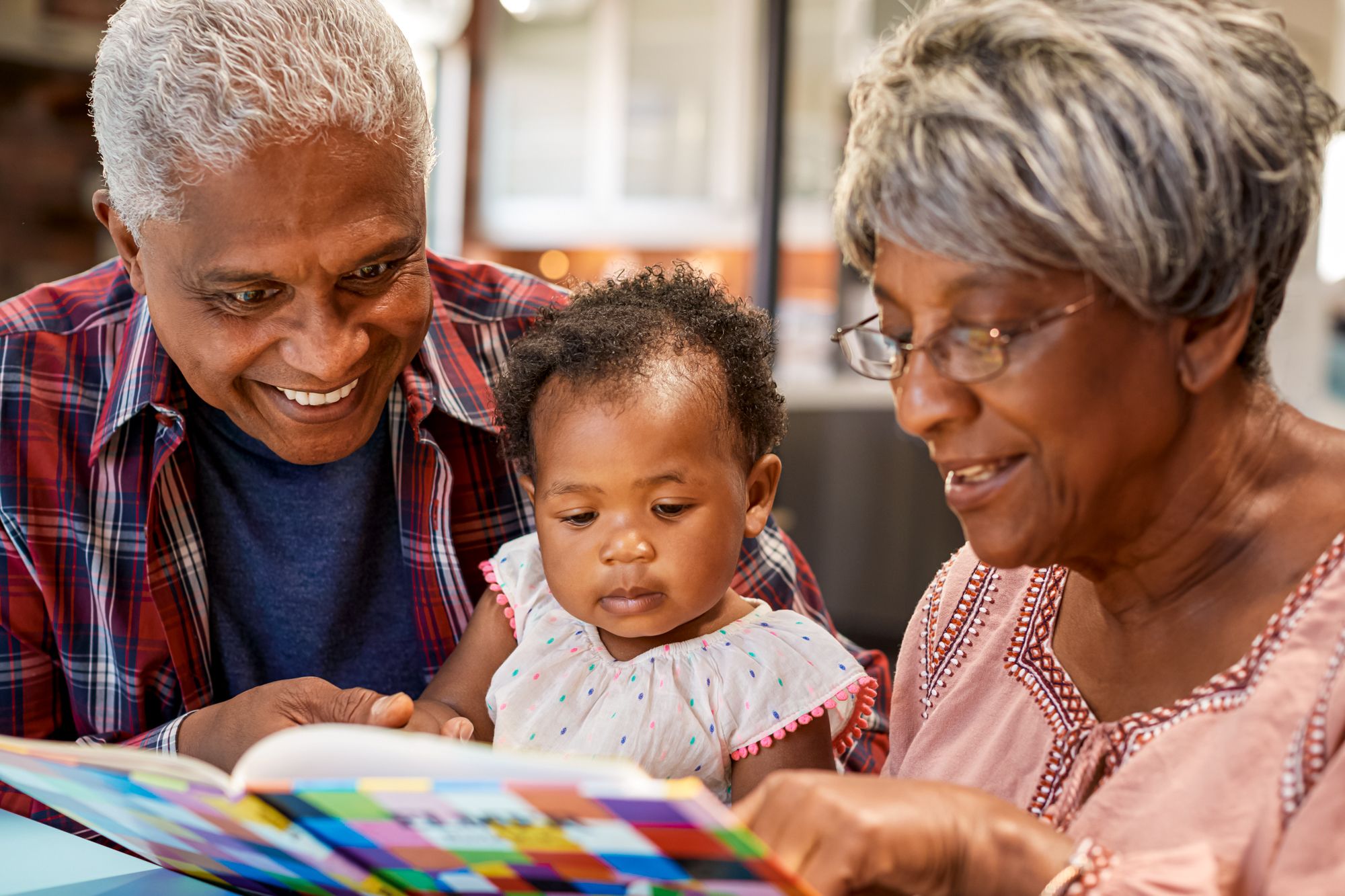 Baby Vacation Grandparents Reading