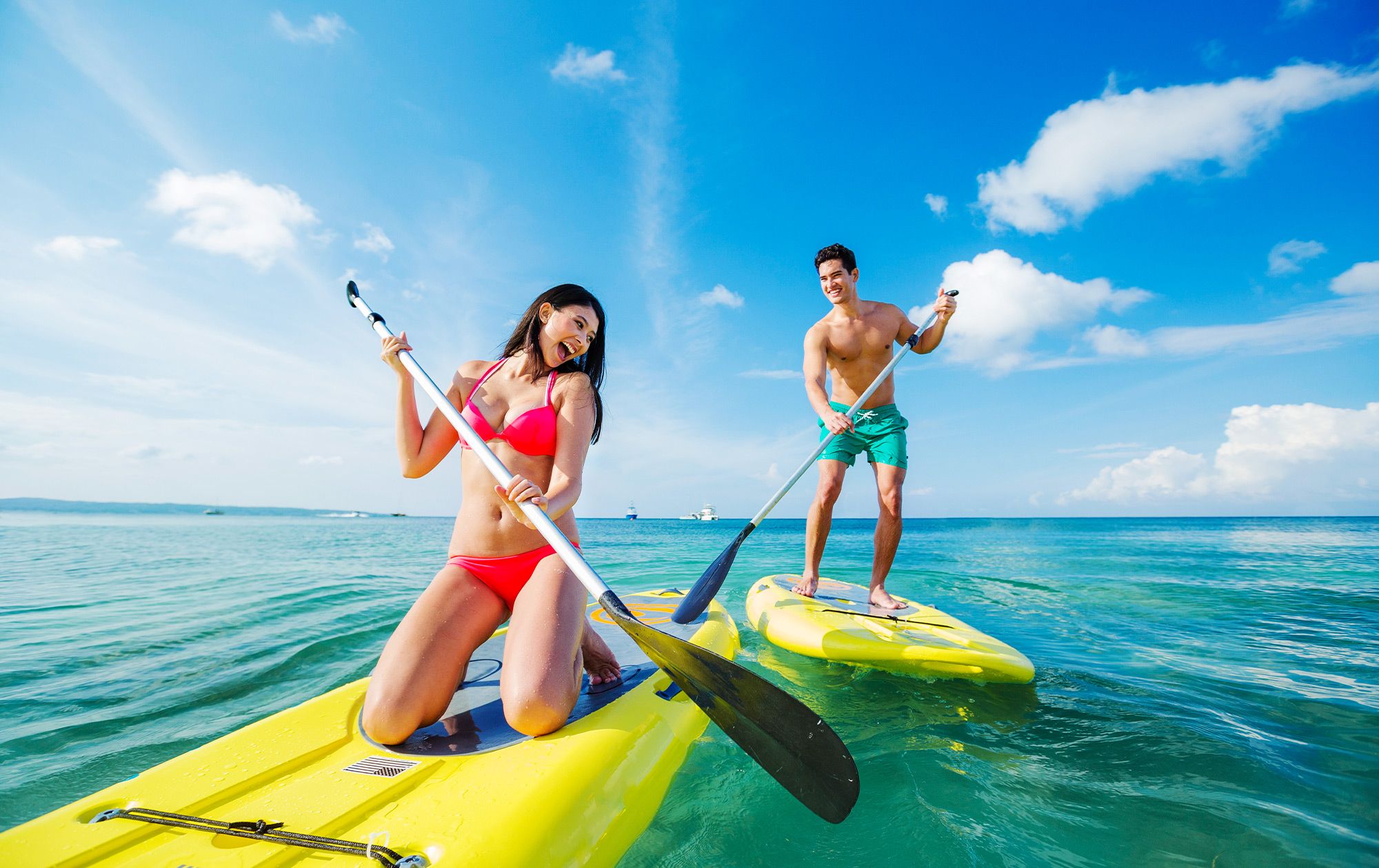 Paddle Boarding Turks Caicos