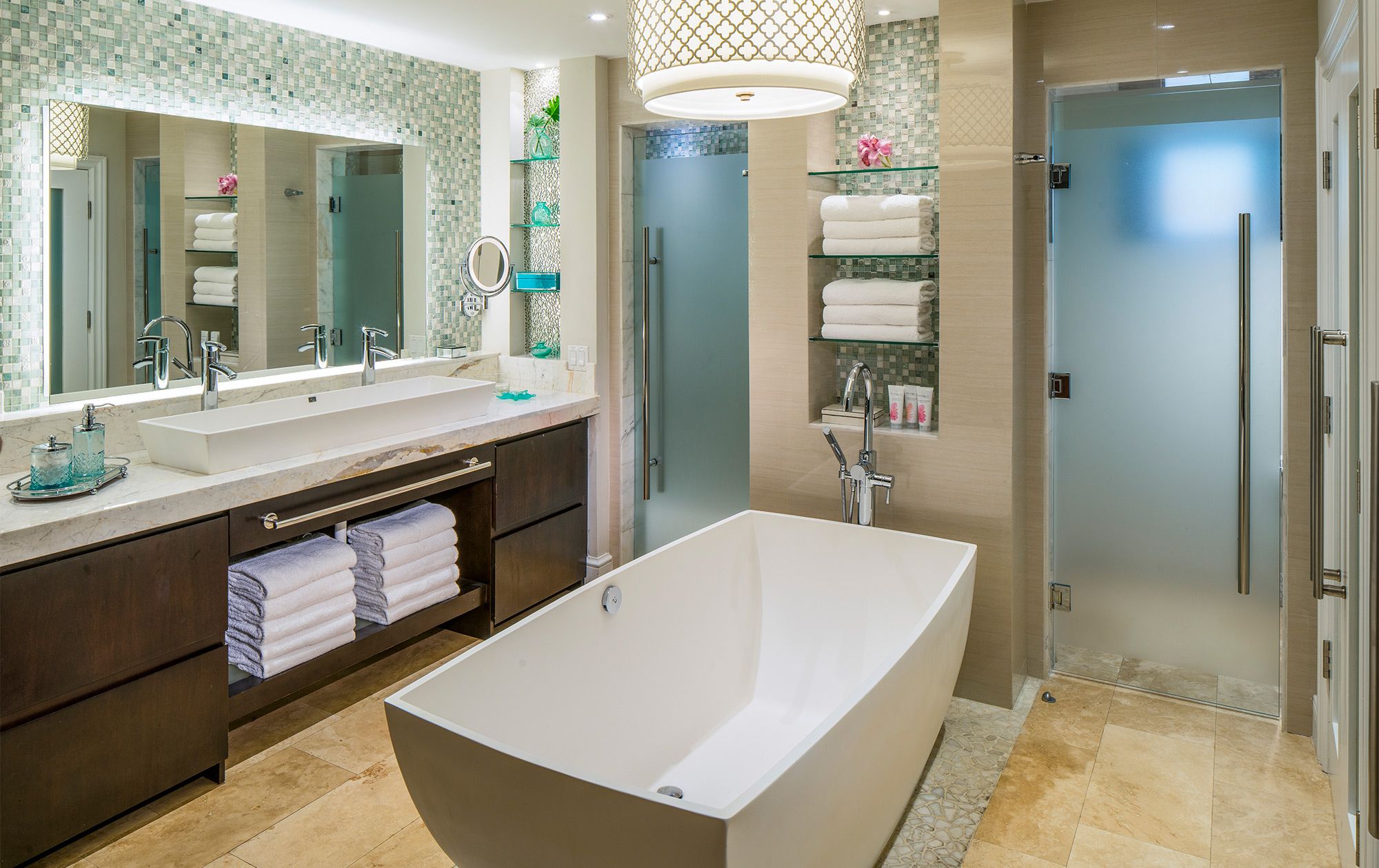 Spa Styled Bathroom Turks Caicos