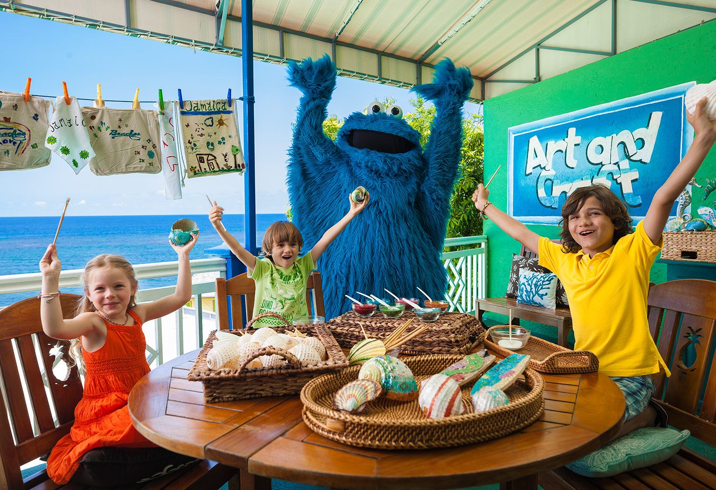 Cookie Monster at Beaches Ocho Rios