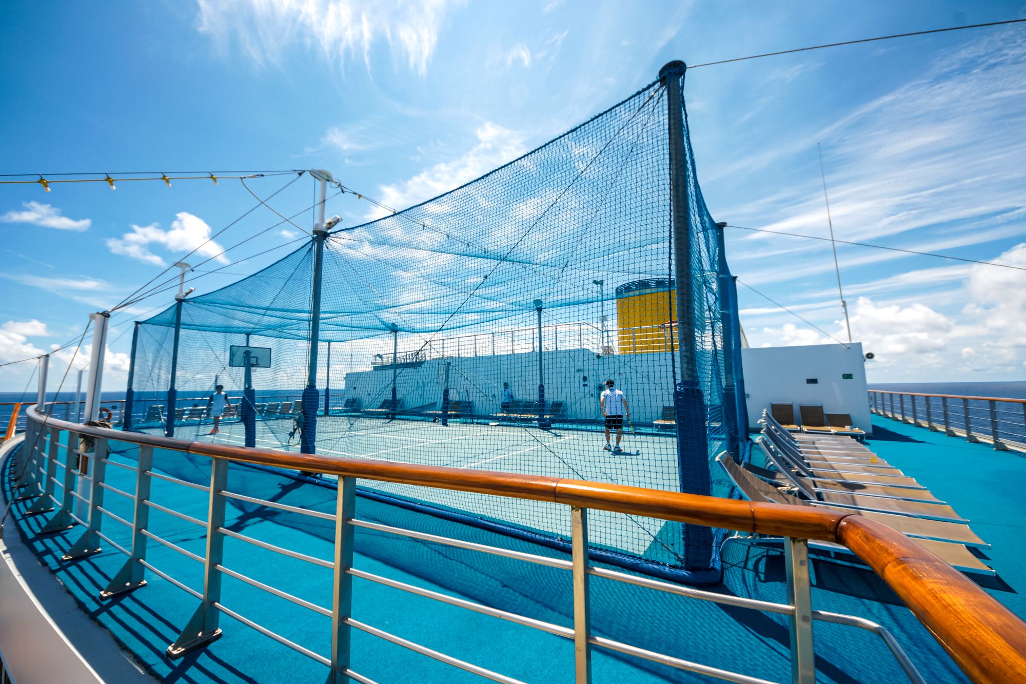 Cruise Ship Activity Tennis