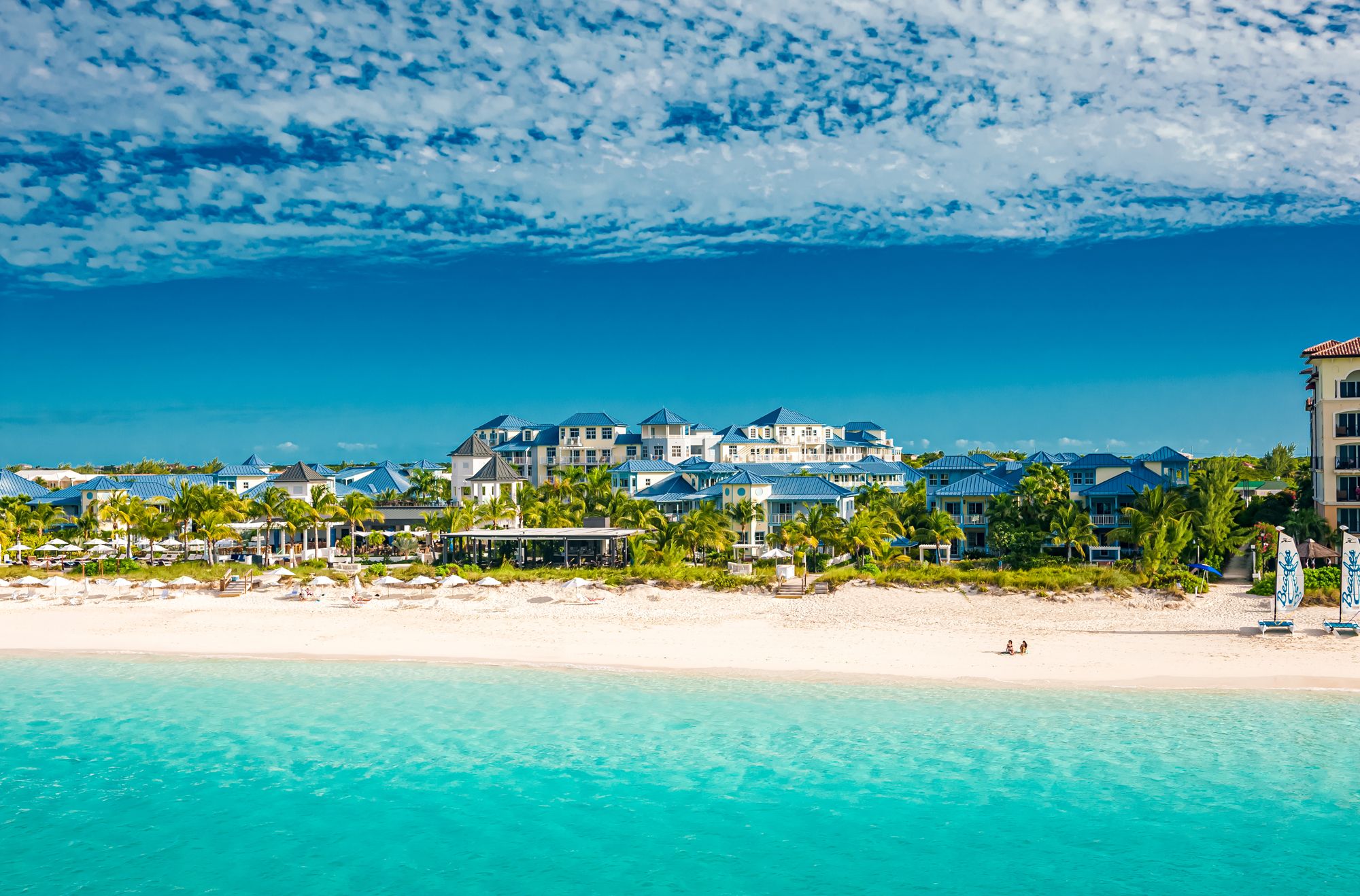 Beaches Turks Caicos Aerial Beachfront