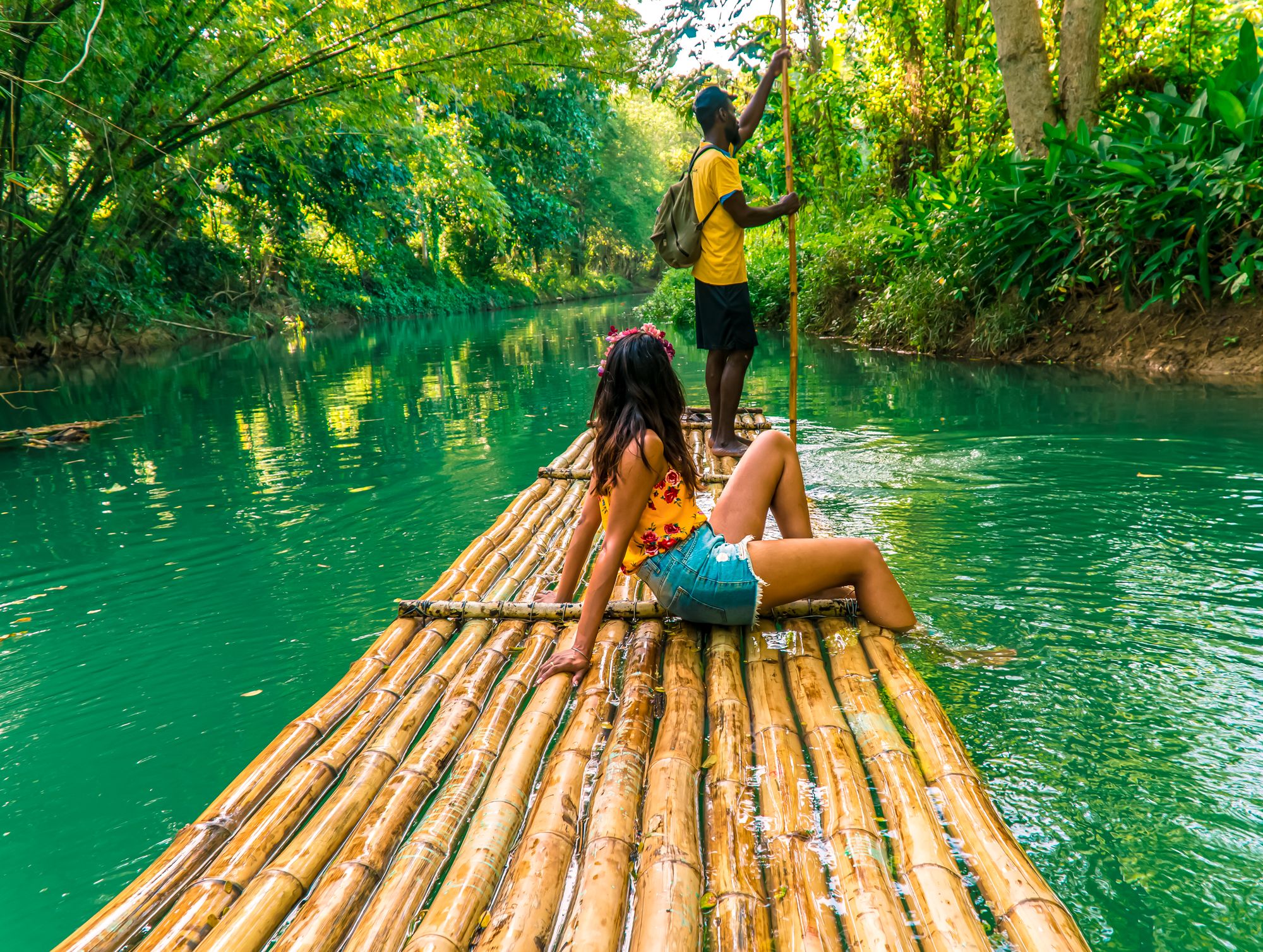 Bamboo Raft River Ride