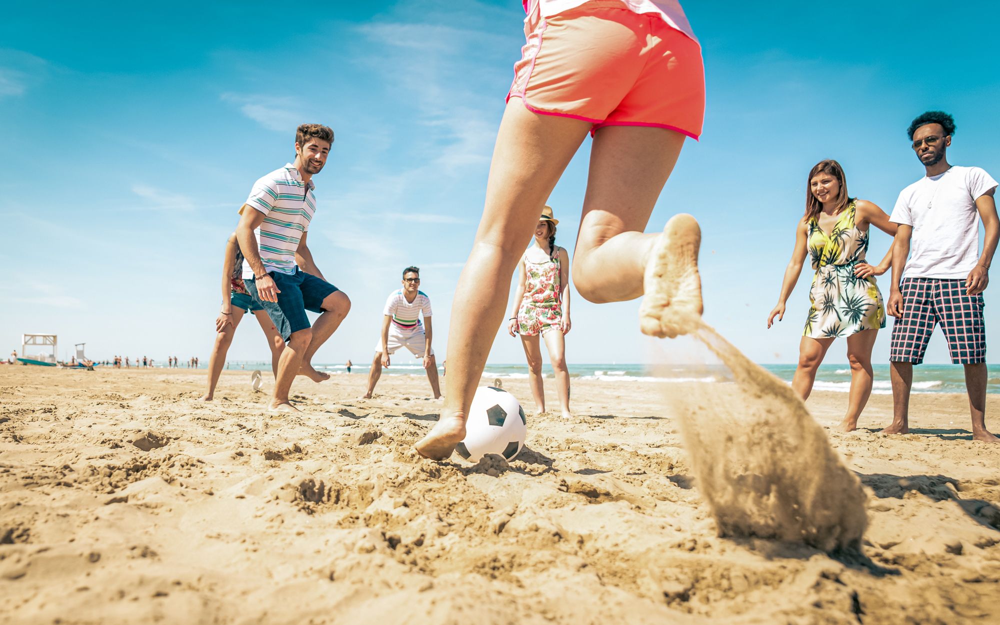 Beach Activities Soccer