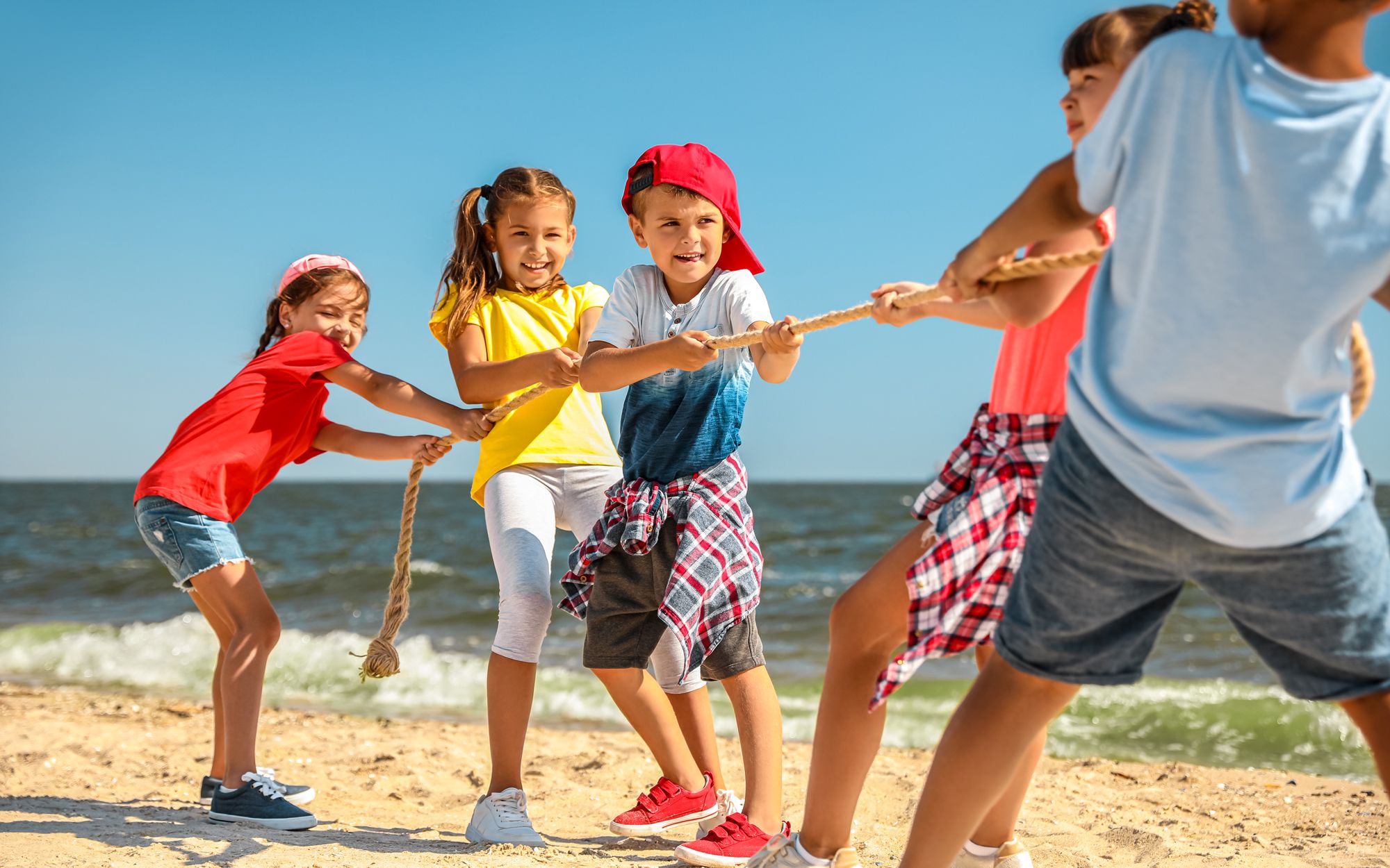 Beach Activities Tug War