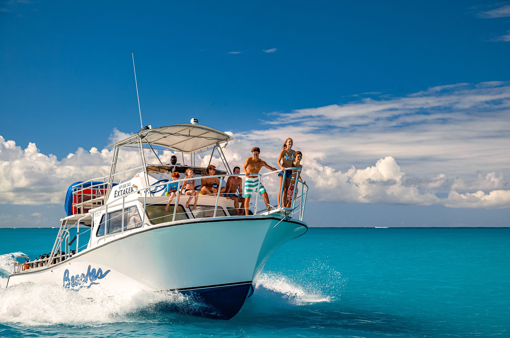 Beaches Turks Caicos Boats Watersports