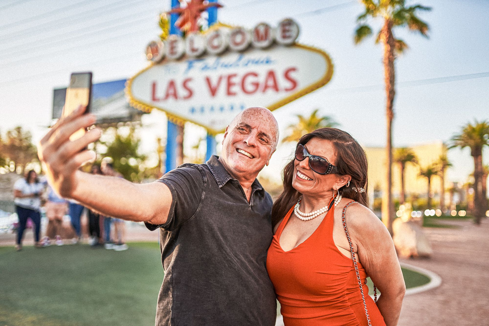 Mature Couple Las Vegas Vacation