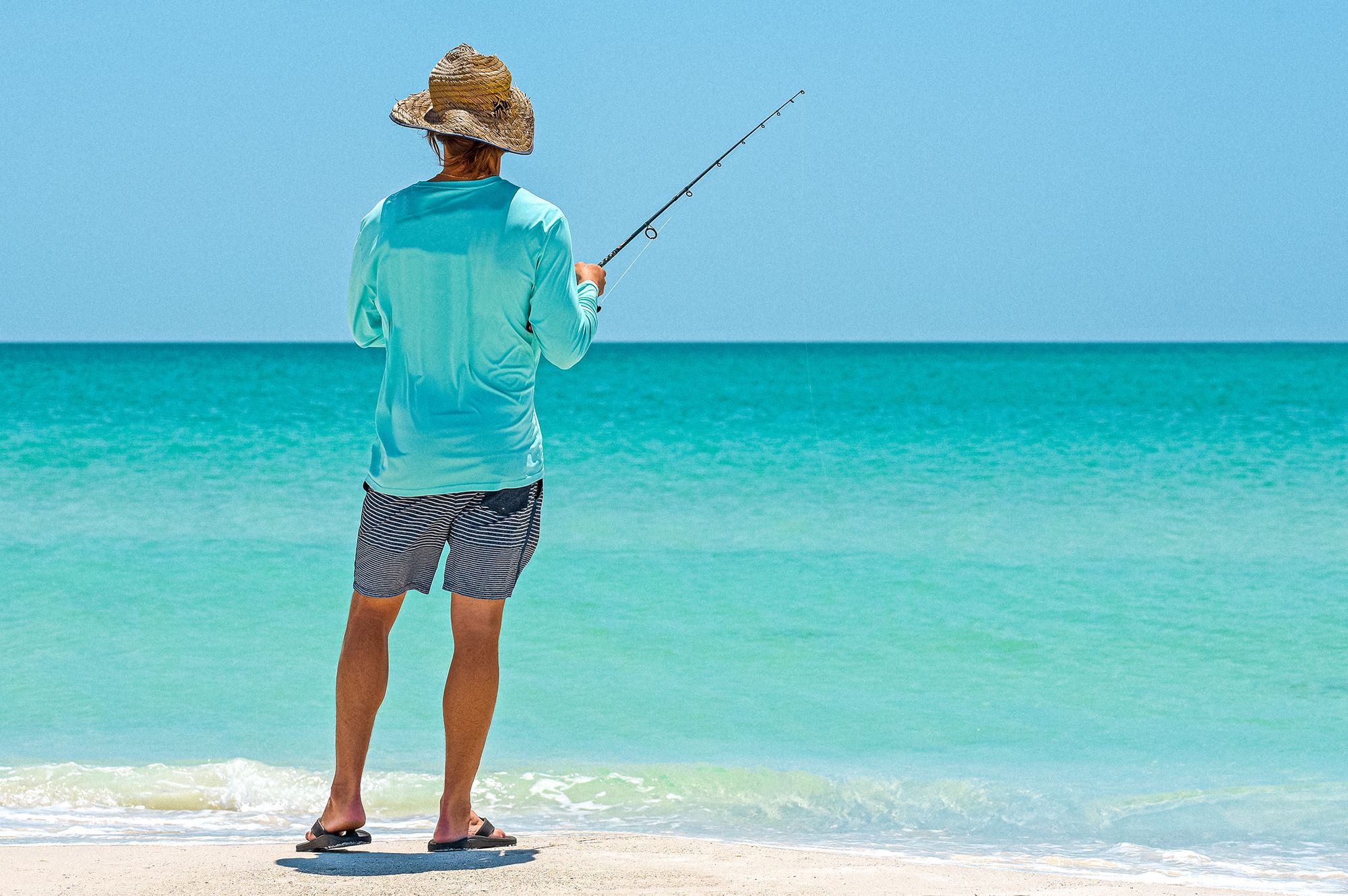 Turks Caicos Fishing-Shore