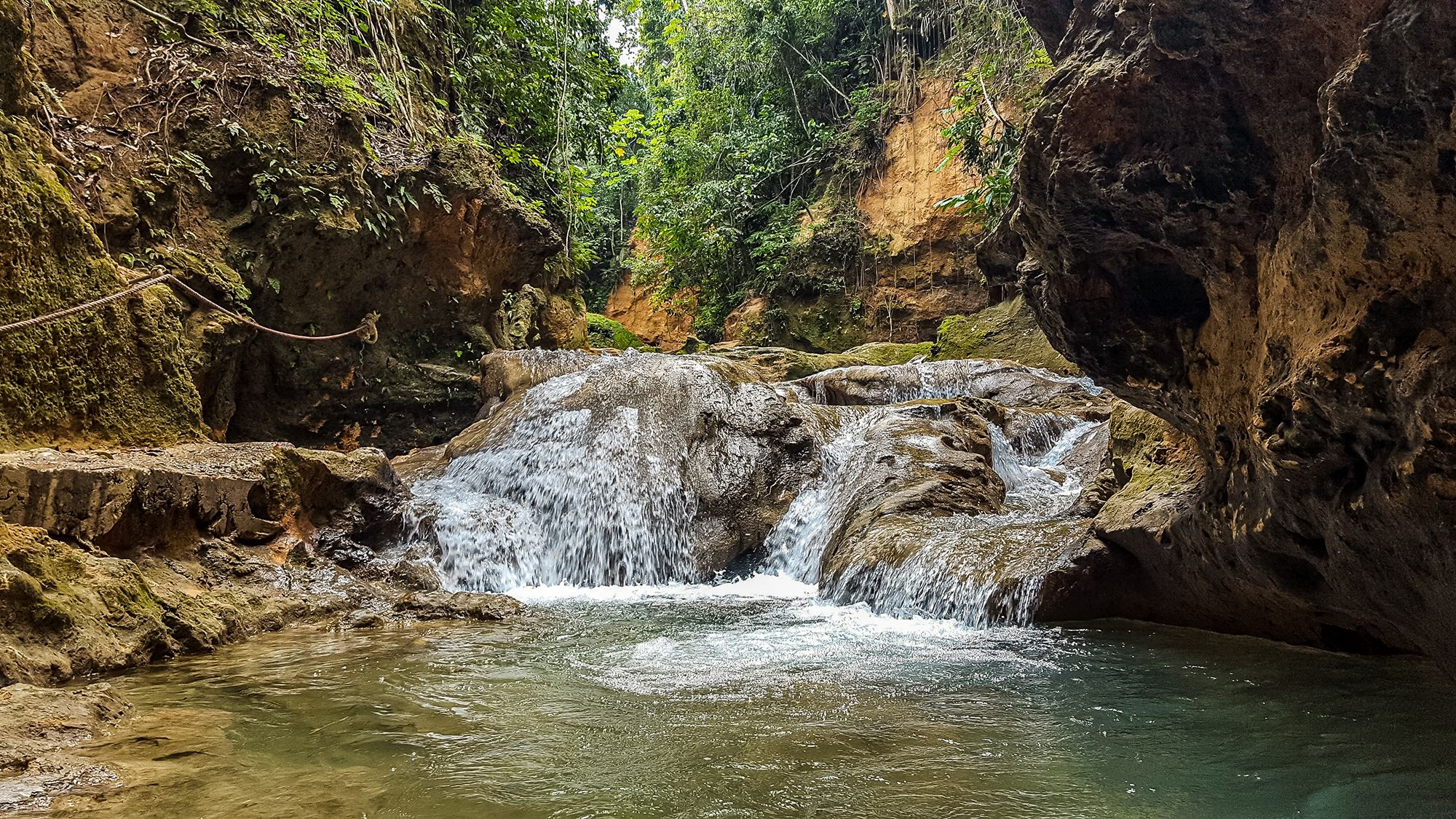 Blue Hole Island Gully Falls Jamaica