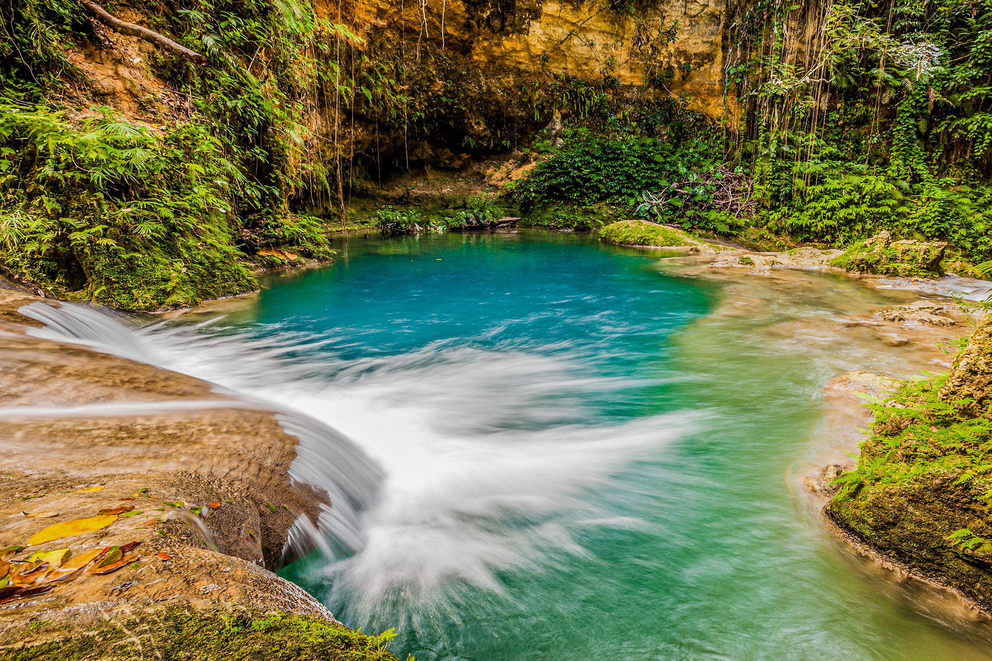 Ocho RIos Blue Hole Jamaica Aerial