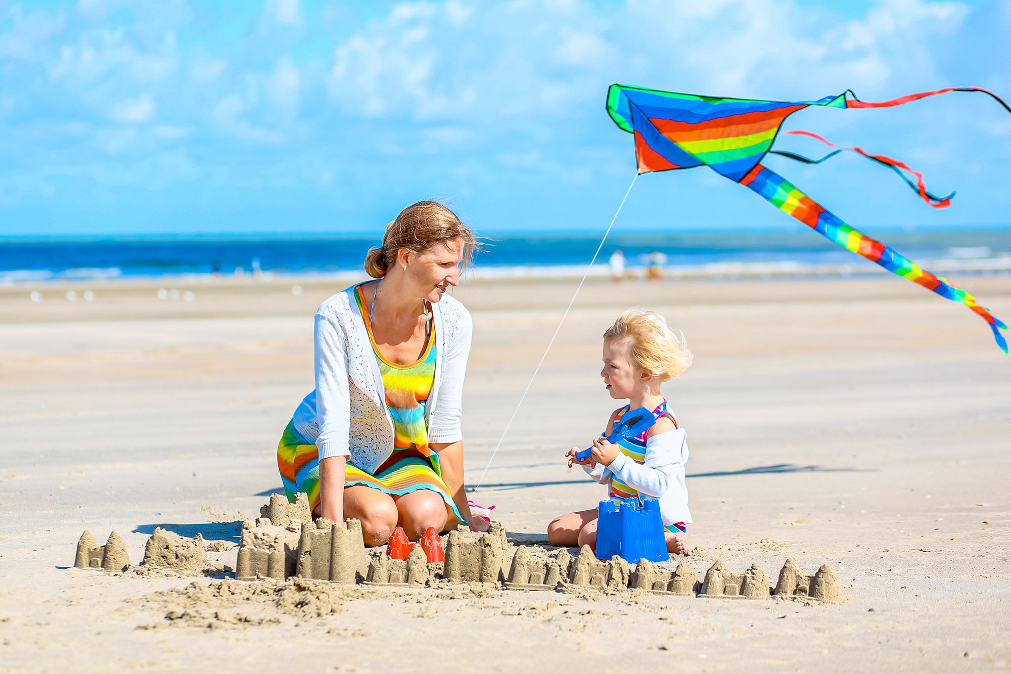 Baby Beach Games Flying Kite