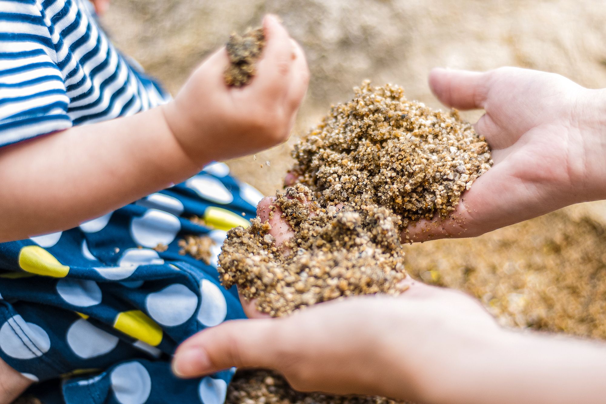 Baby Beach Games Sensory Sand Play