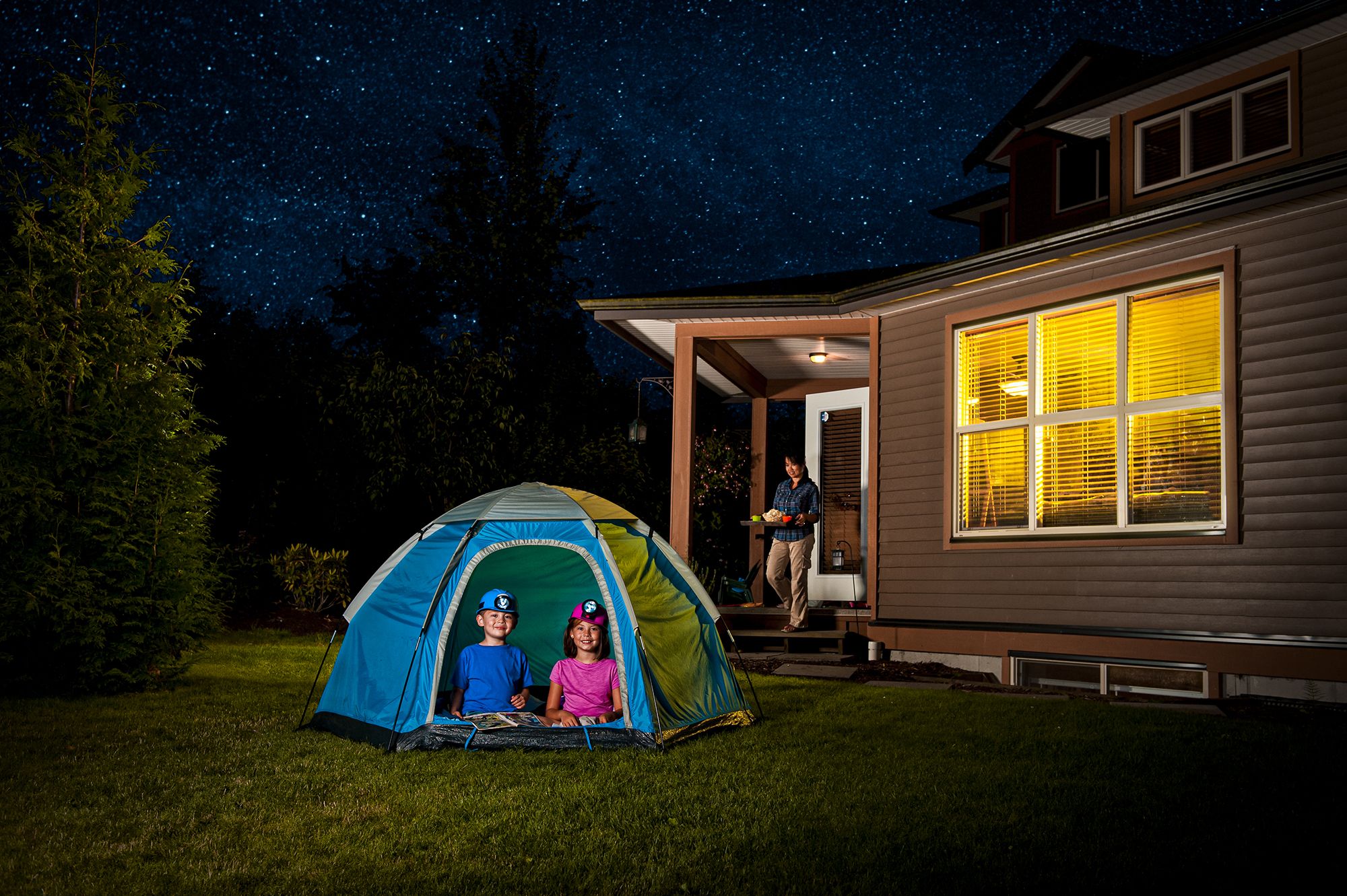 Family Vacation Ideas Backyard Camping