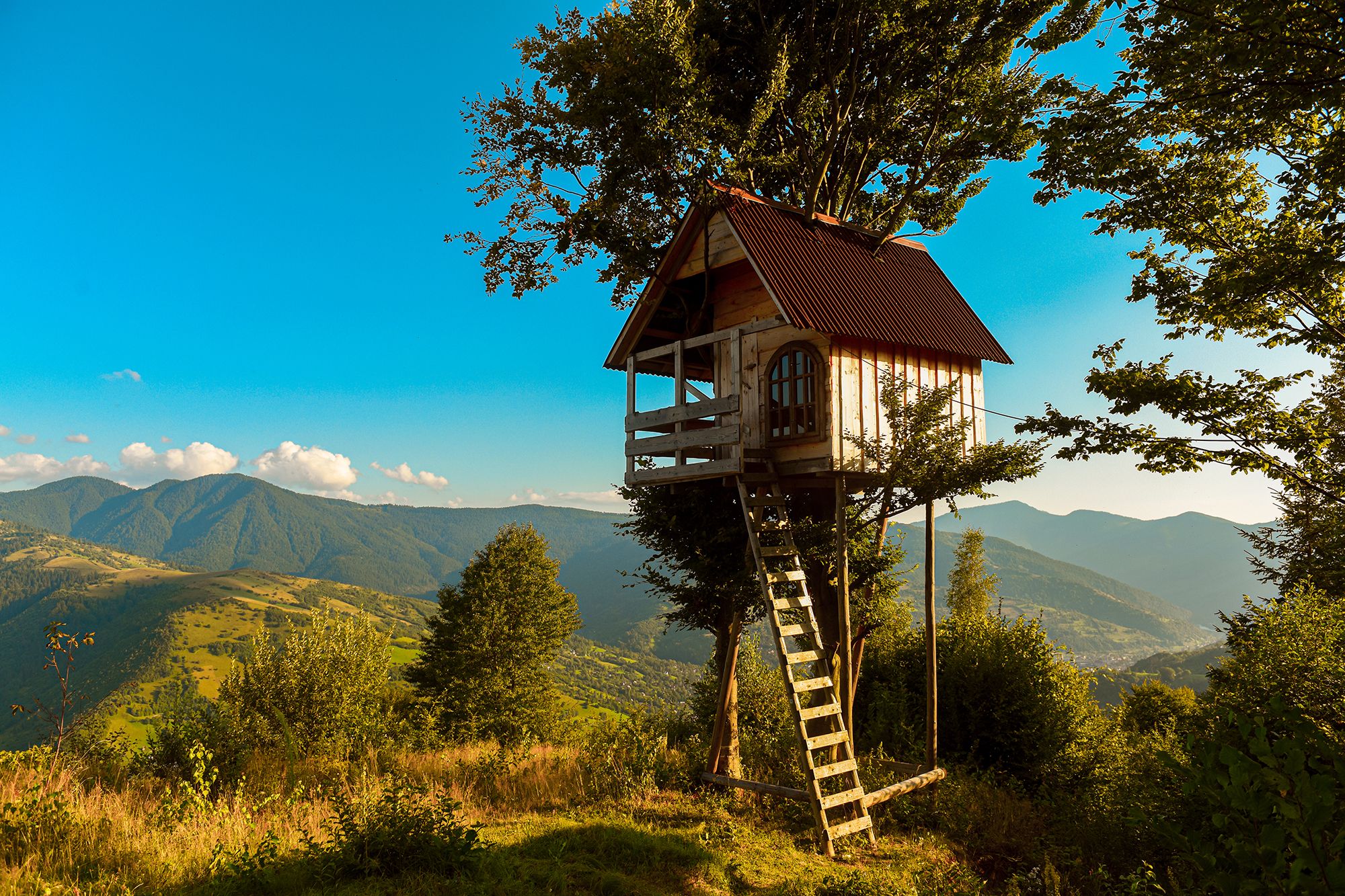 Family Vacation Ideas Treehouse Cabin