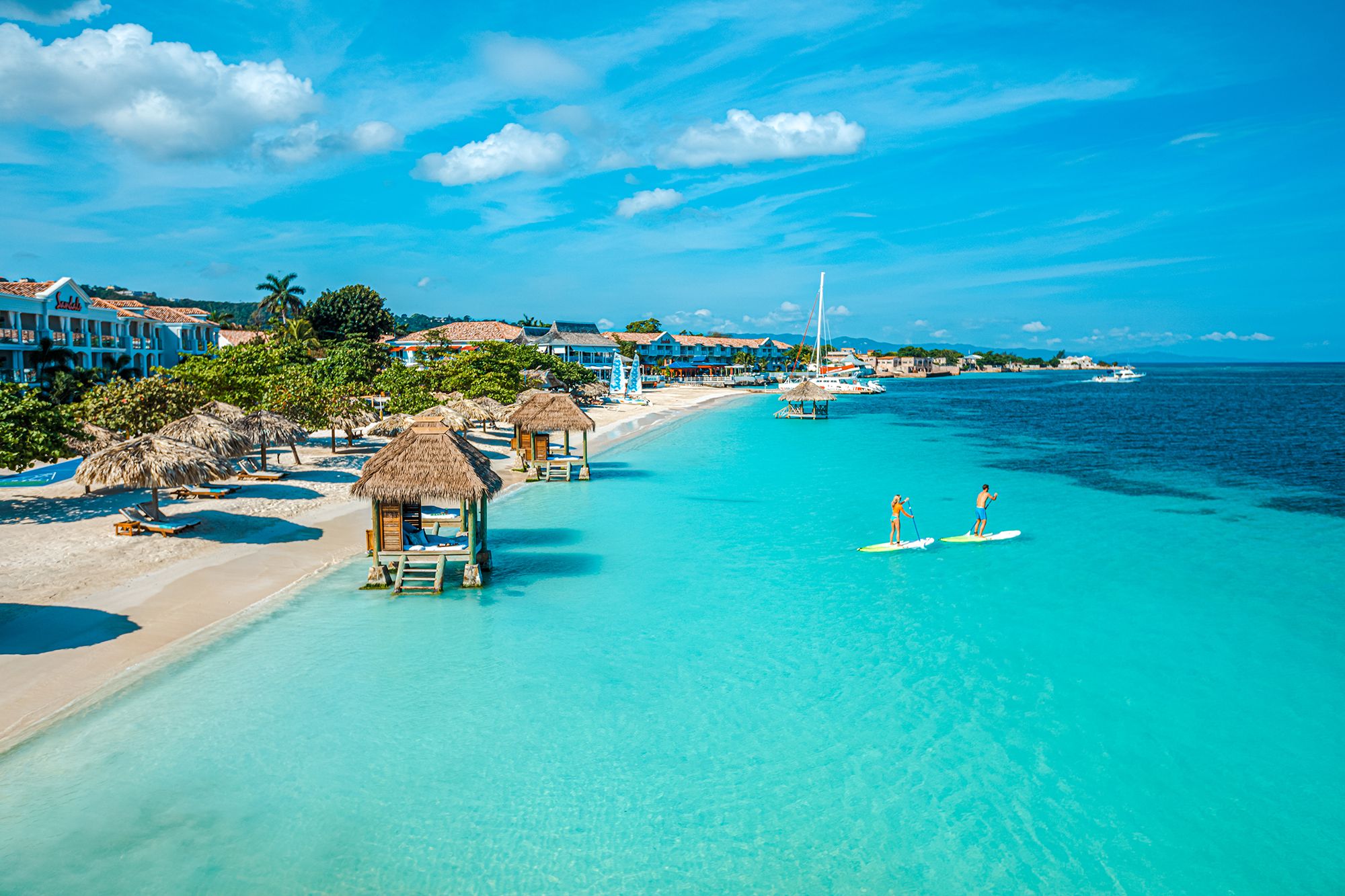 Sandals Montego Bay SMB Jamaica Beach Overview