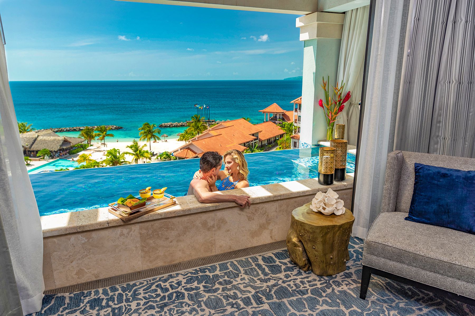 Sandals Grenada Skypool Overview