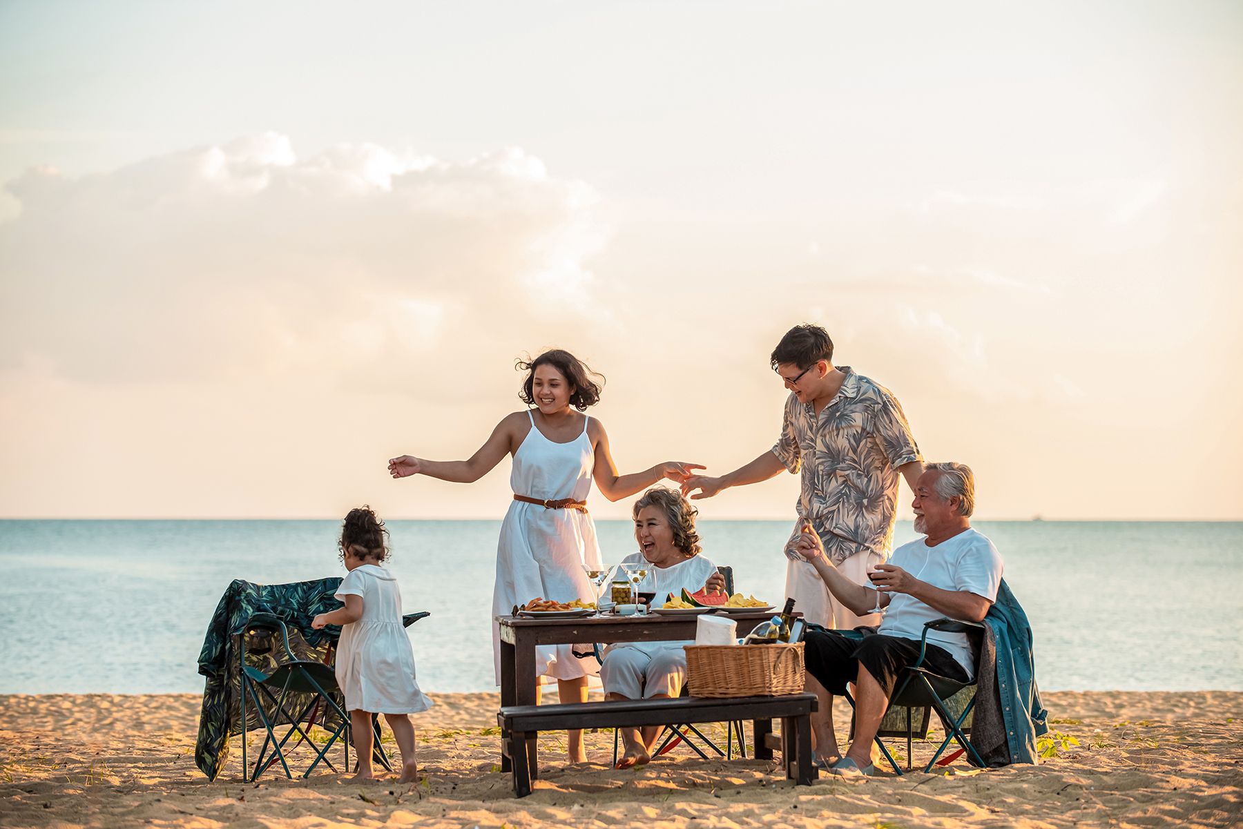 Family Beach Birthday Party