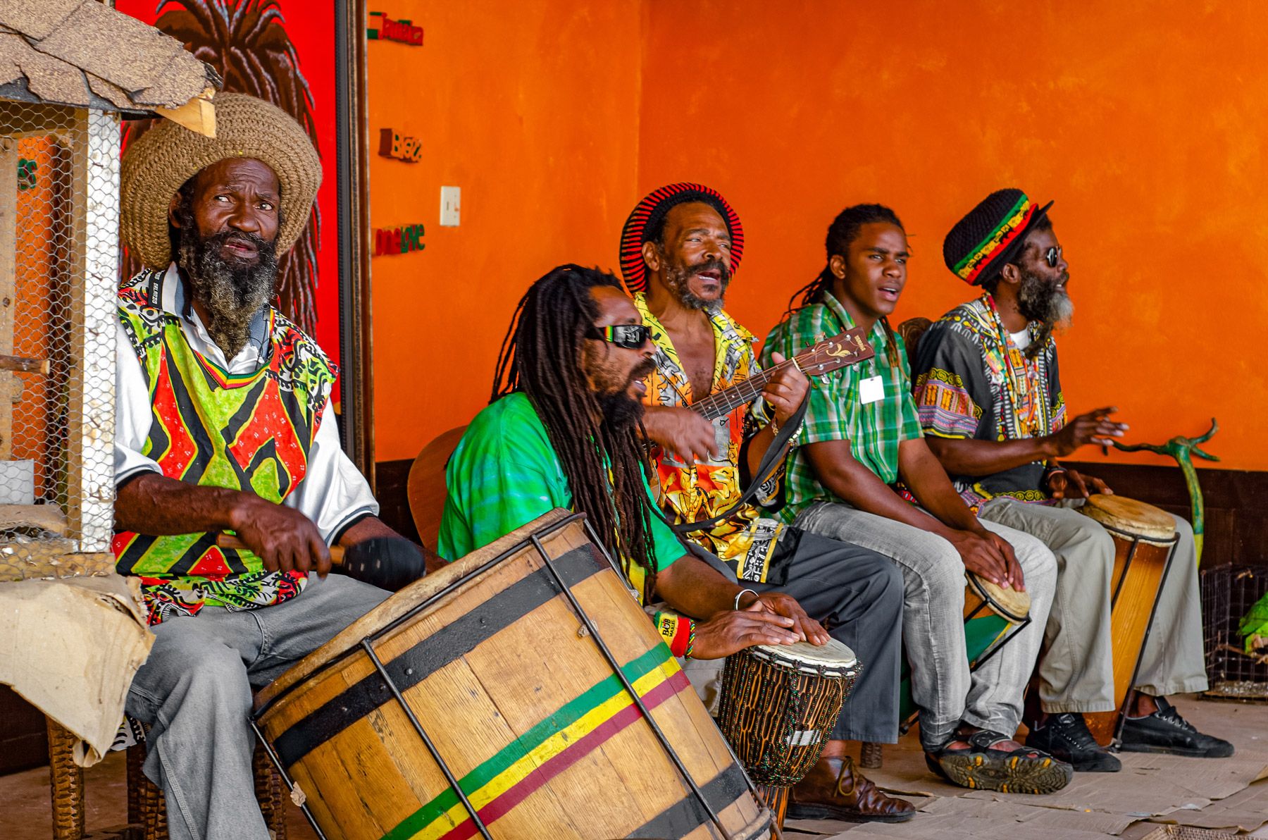 Reggae Band Jamaica Christmas Carol