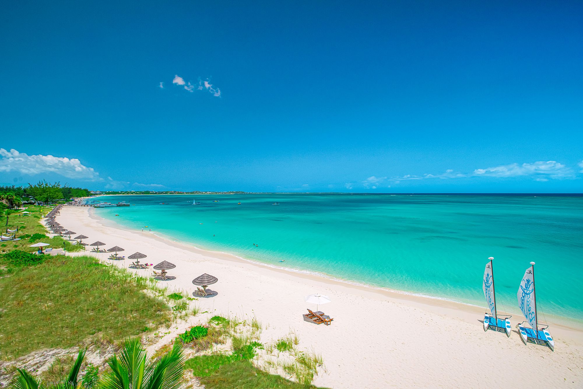 Beaches Turks Caicos Aerial Beach