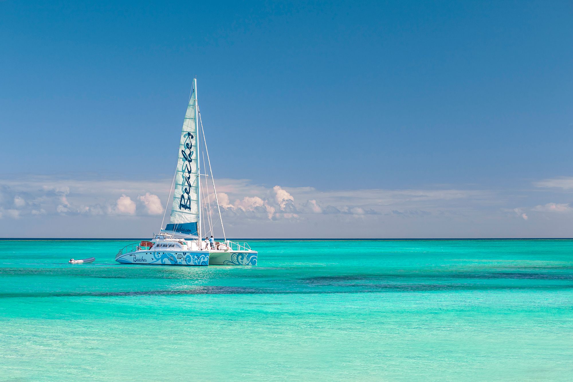 Beaches Turks Caicos Sail Boat Catamaran