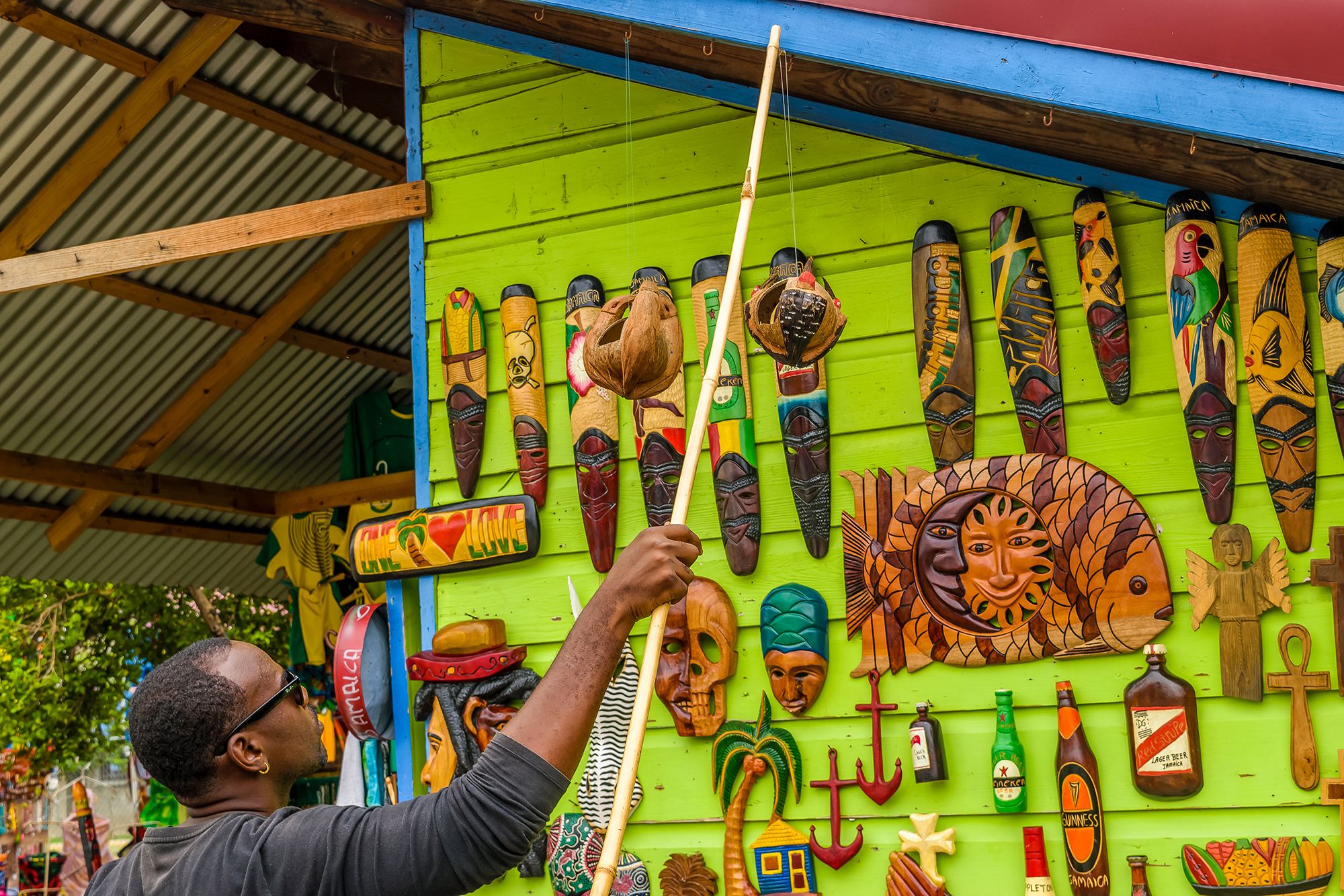 Jamaica Souvenirs Wood Carvings