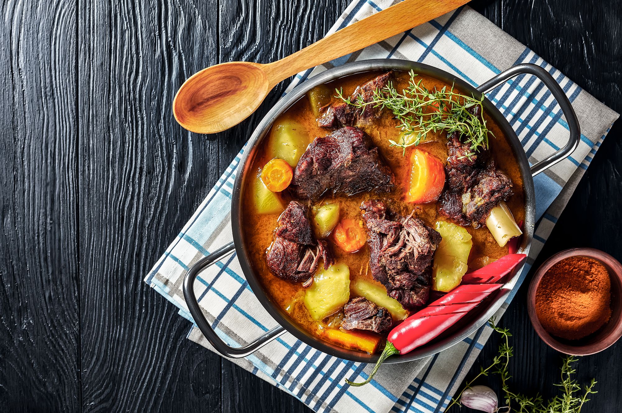 Jamaican Curry Goat Traditional Dish