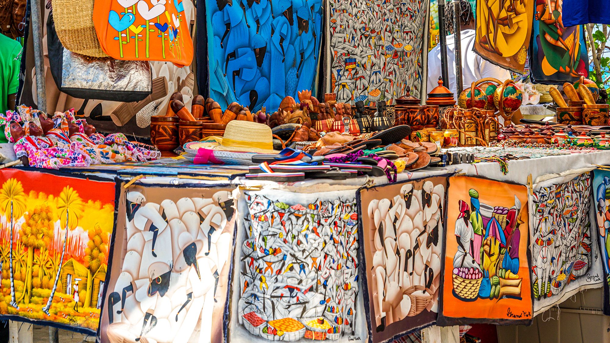 Turks Caicos Market Craft Souvenirs
