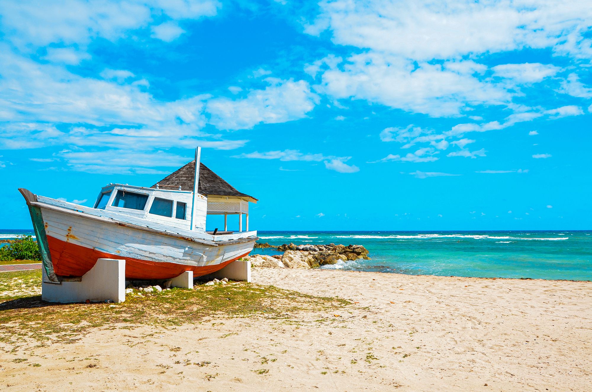 Beach Bay Rhodes Hall Plantation Jamaica