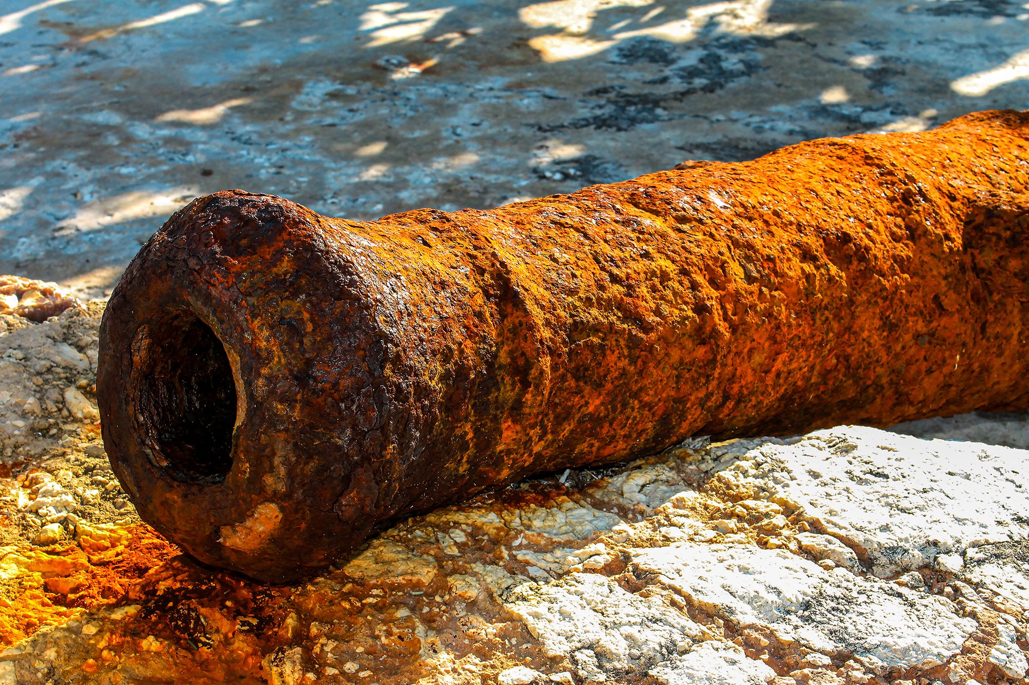 Historic Artifacts Cannon Rhodes Hall Plantation Jamaica