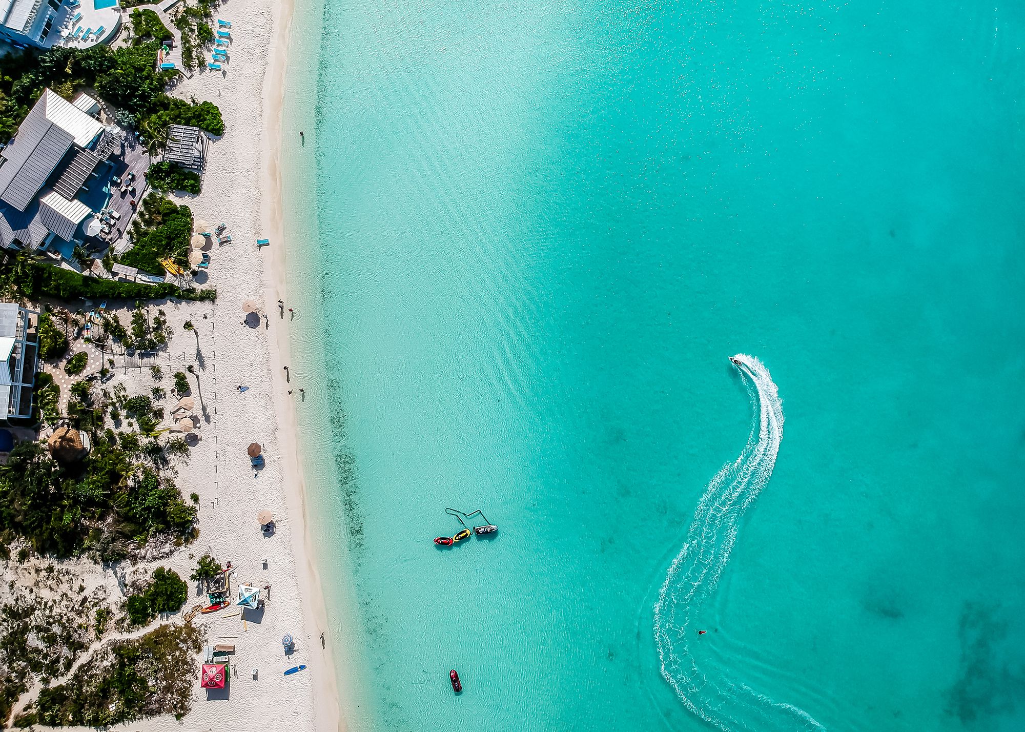 Sapodilla Bay Turks Caicos Aerial