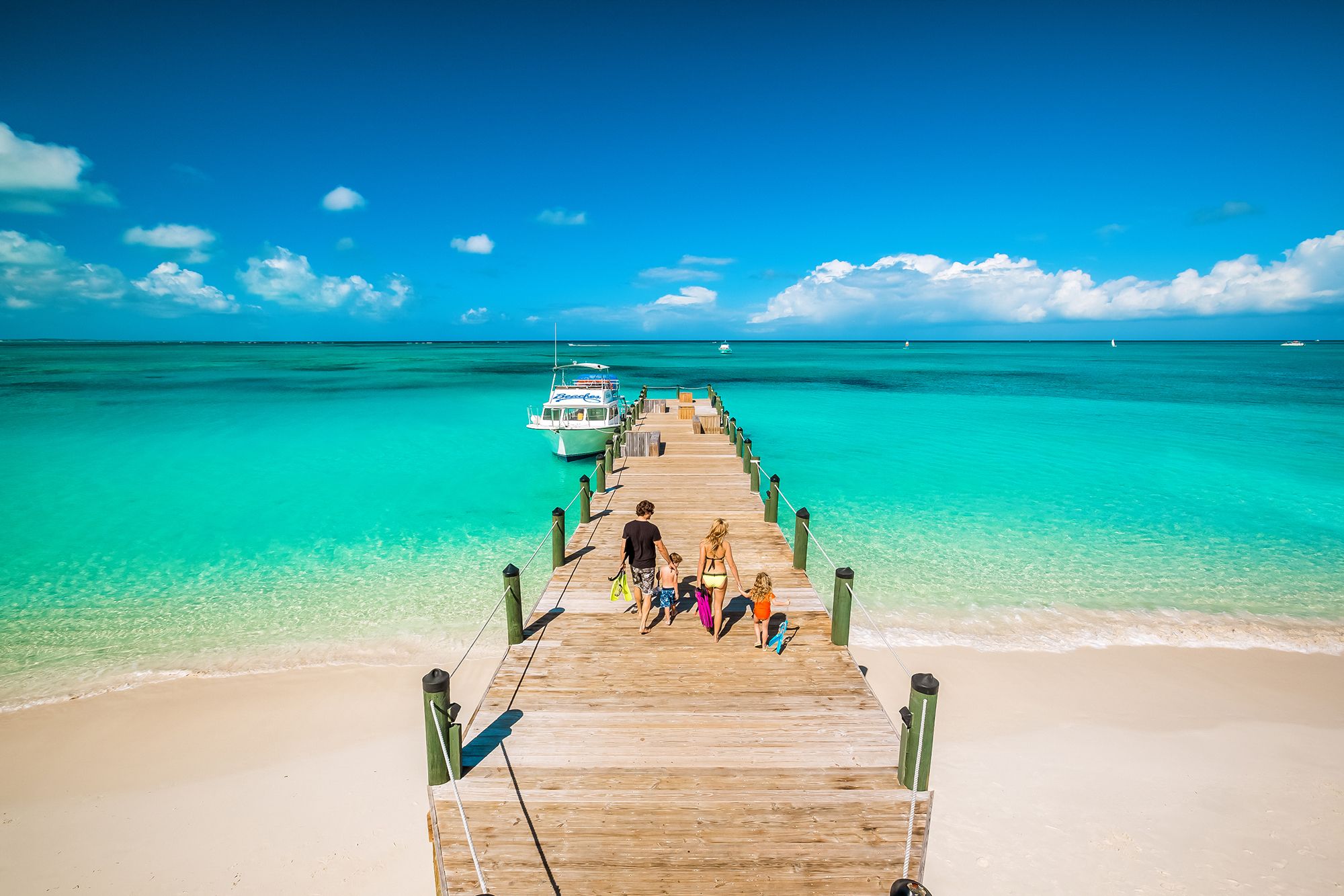 Beaches Turks Caicos Family Pier