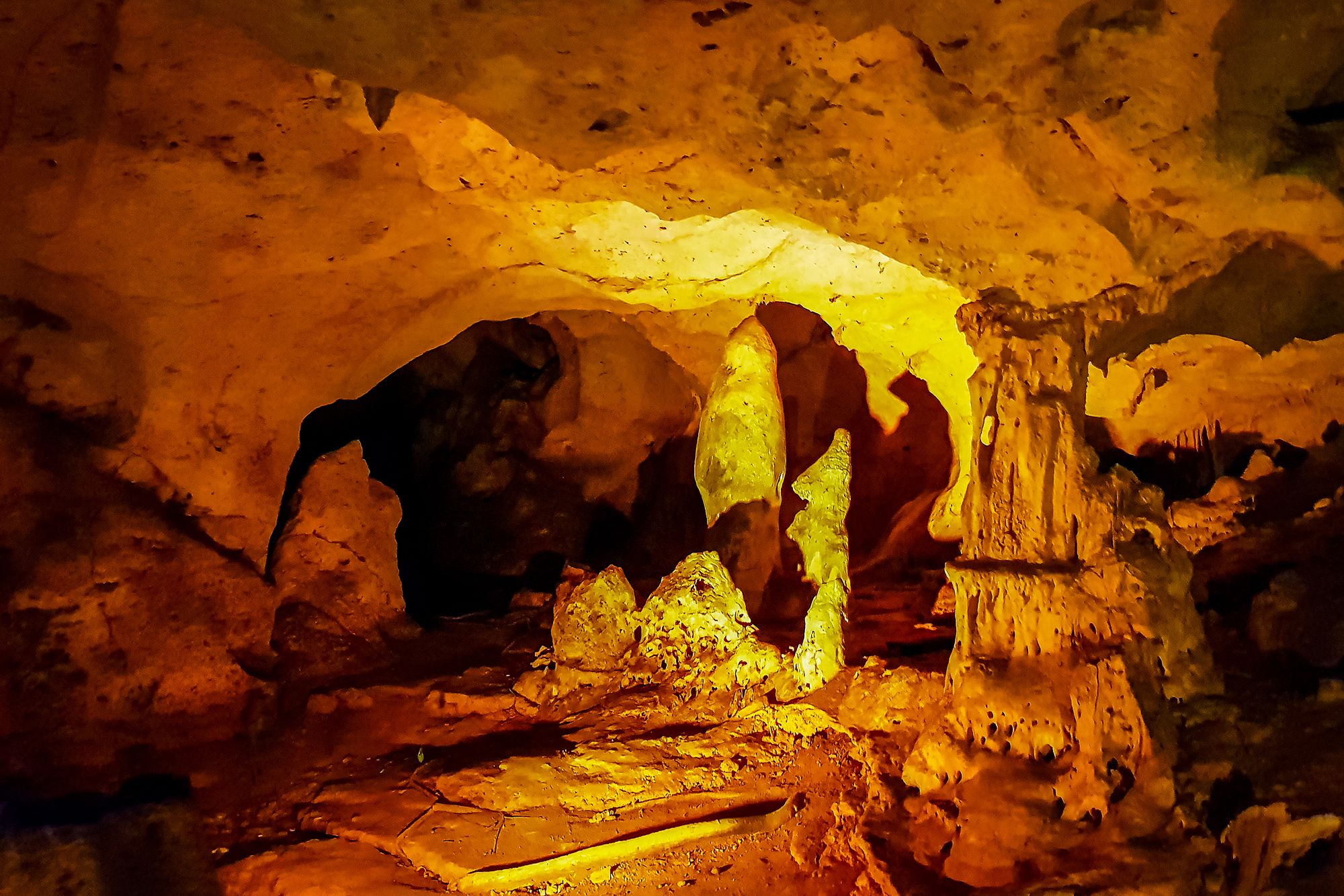 Green Grotto Caves Jamaica Interior