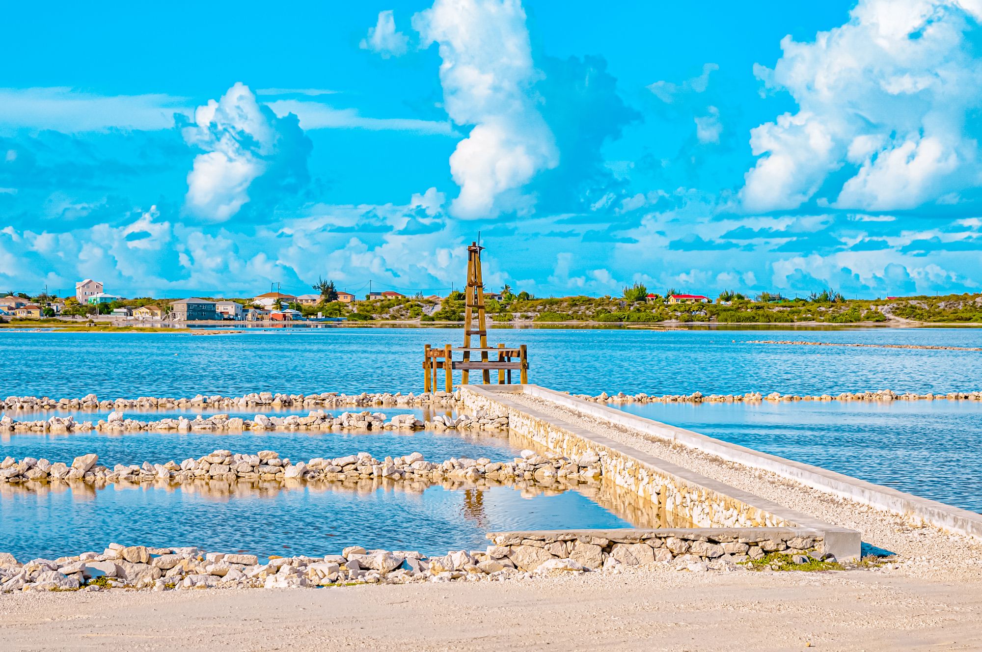 Turks Caicos Salt Evaporation