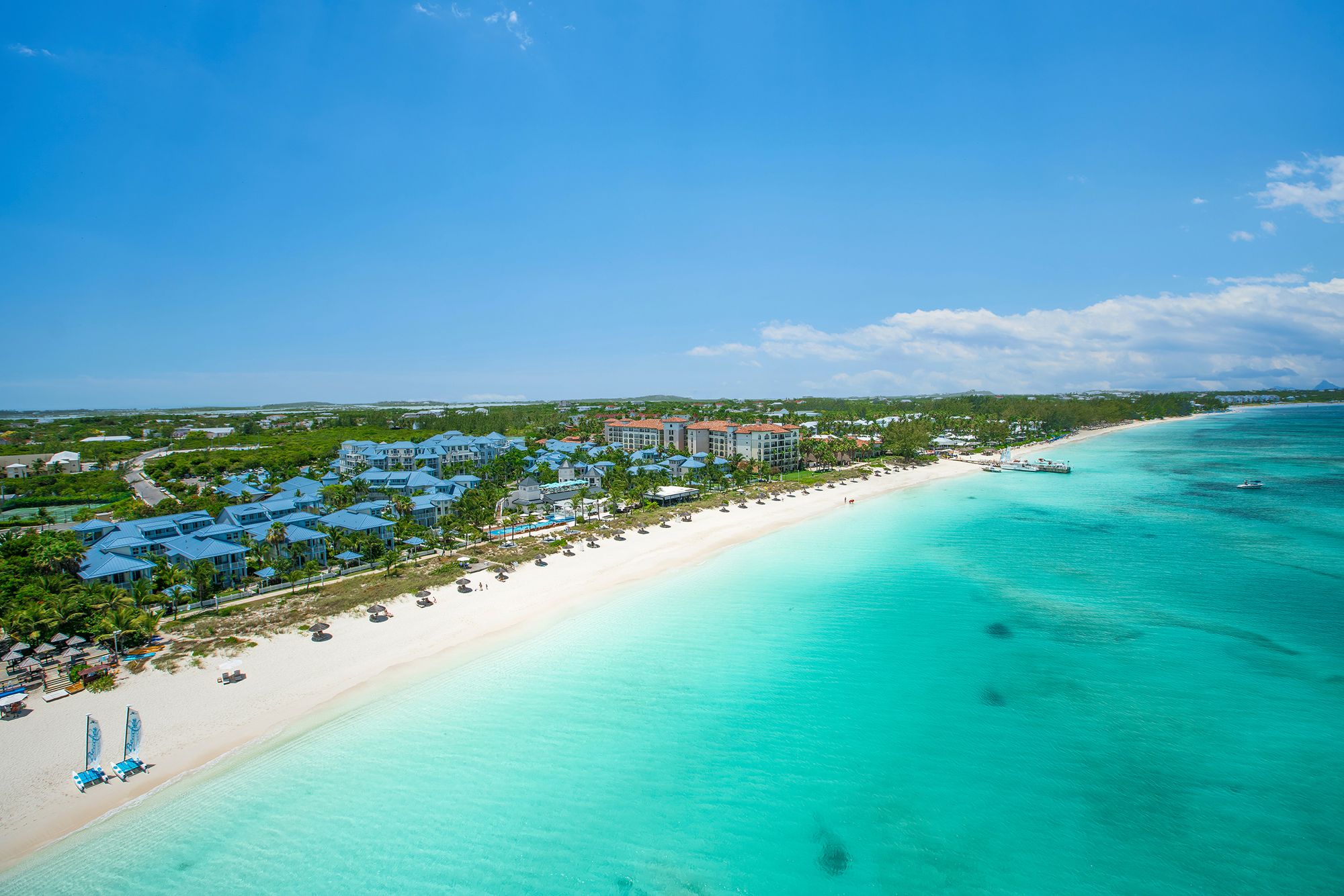 Beaches Turks Caicos Overview Drone